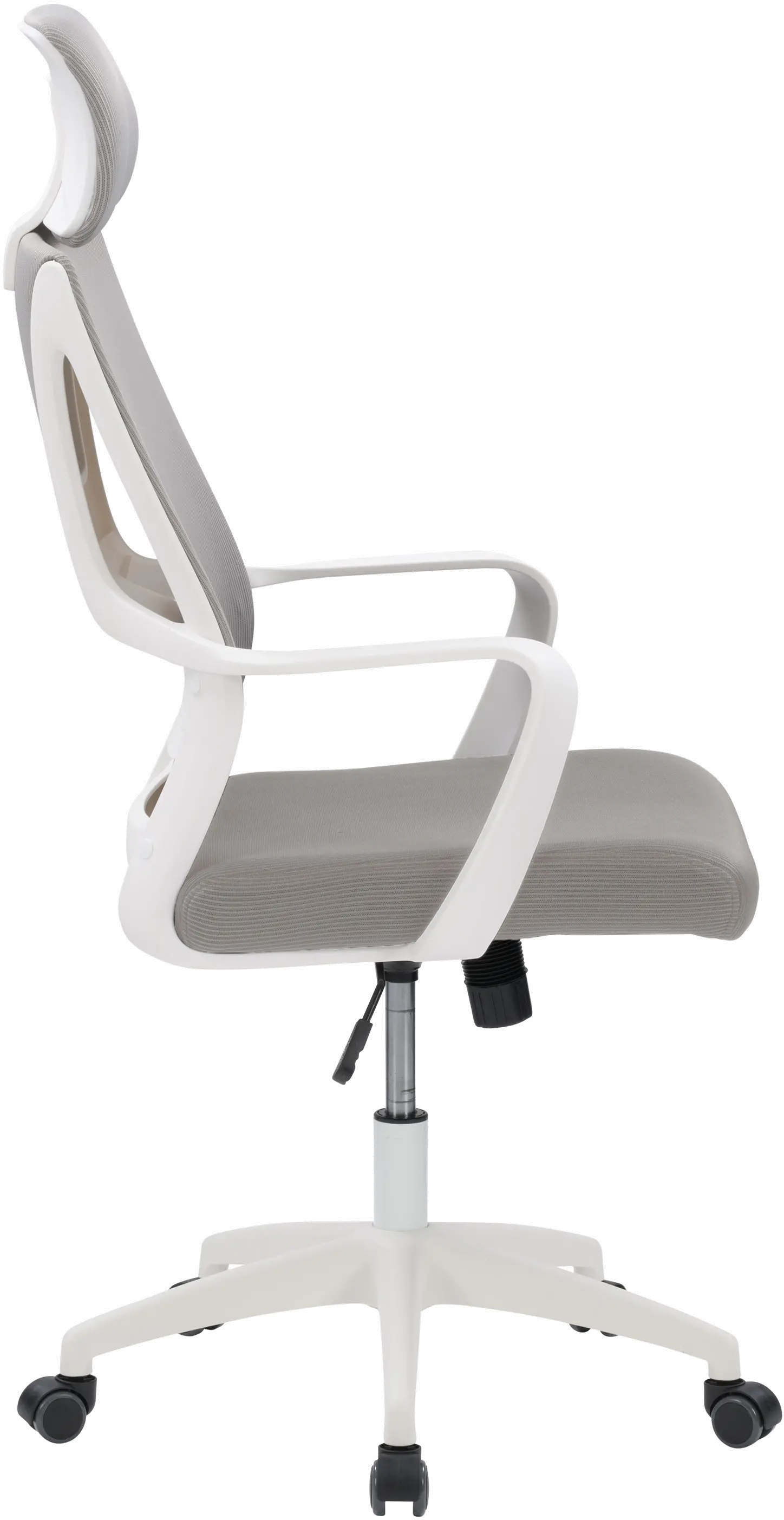 Workspace Gray and White Mesh Office Chair-4