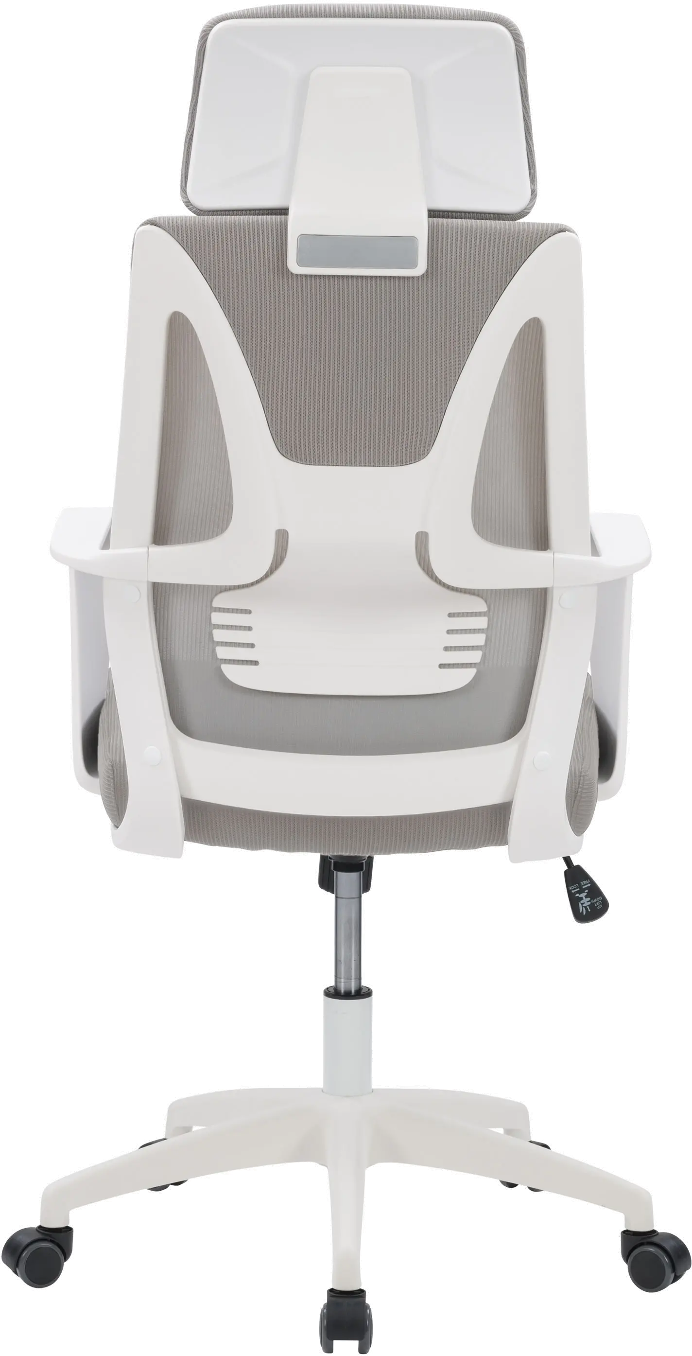 Workspace Gray and White Mesh Office Chair-5
