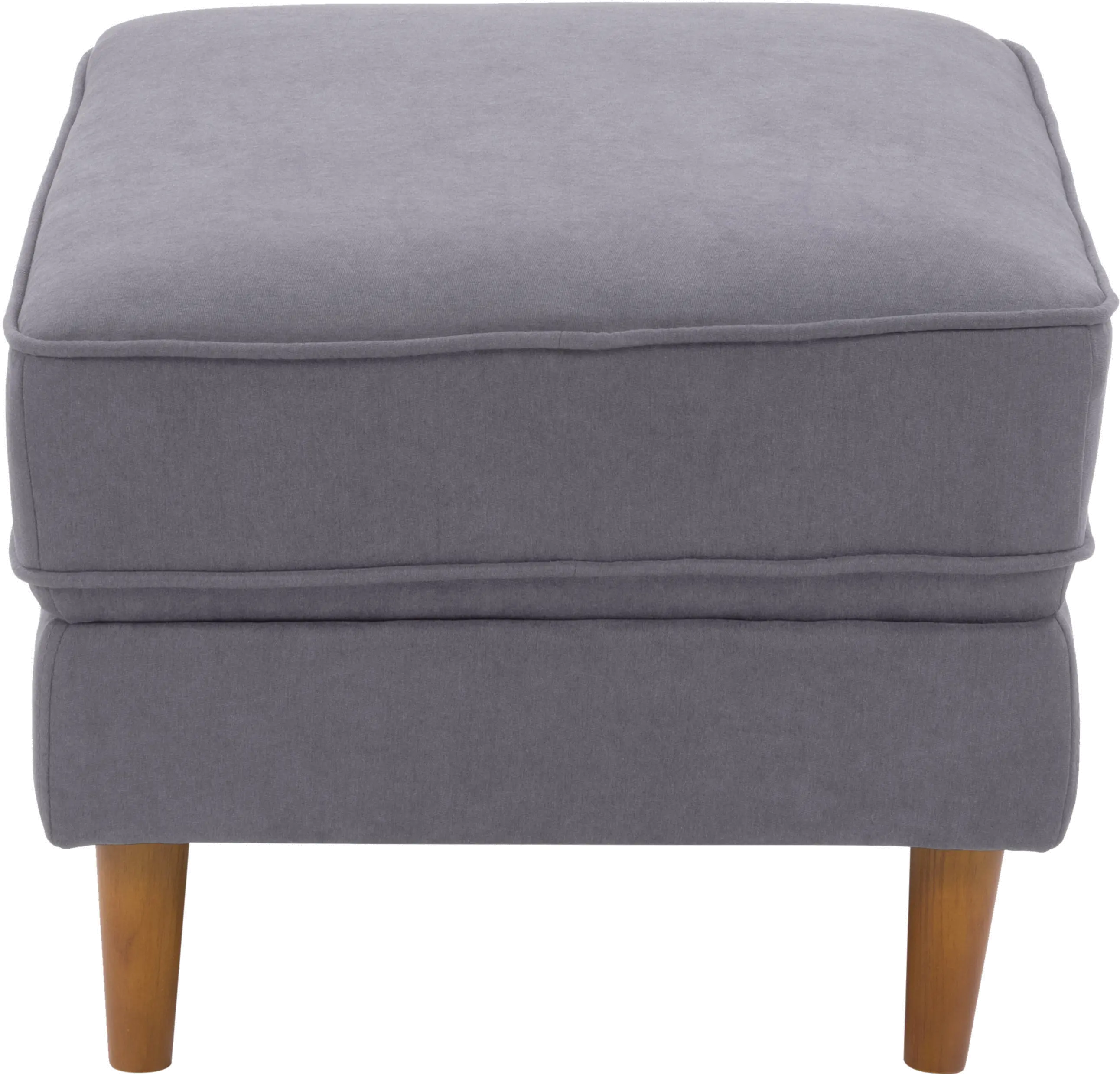 Mulberry Gray Upholstered Ottoman-4