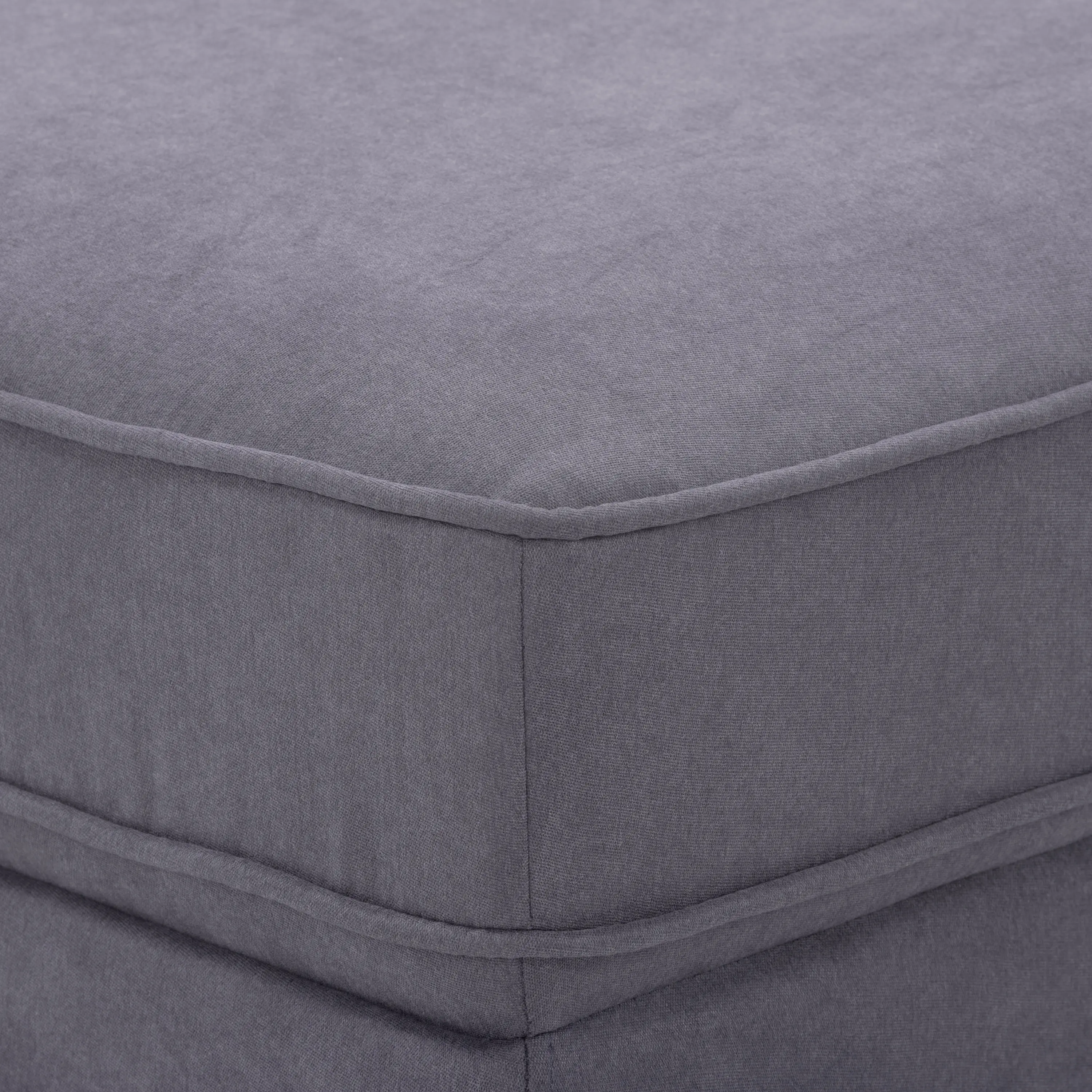 Mulberry Gray Upholstered Ottoman-5