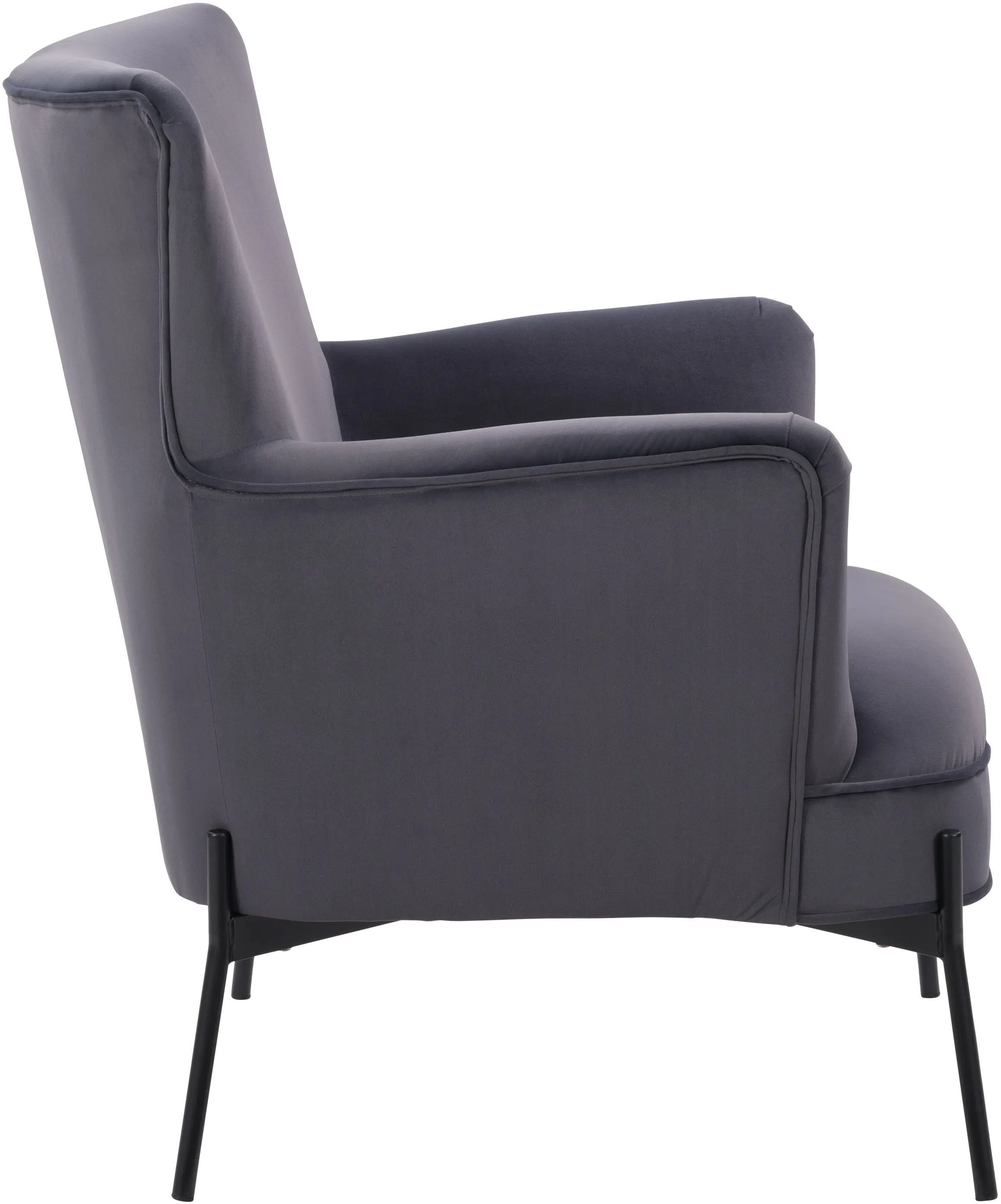 Elwood Gray Wingback Accent Chair-4
