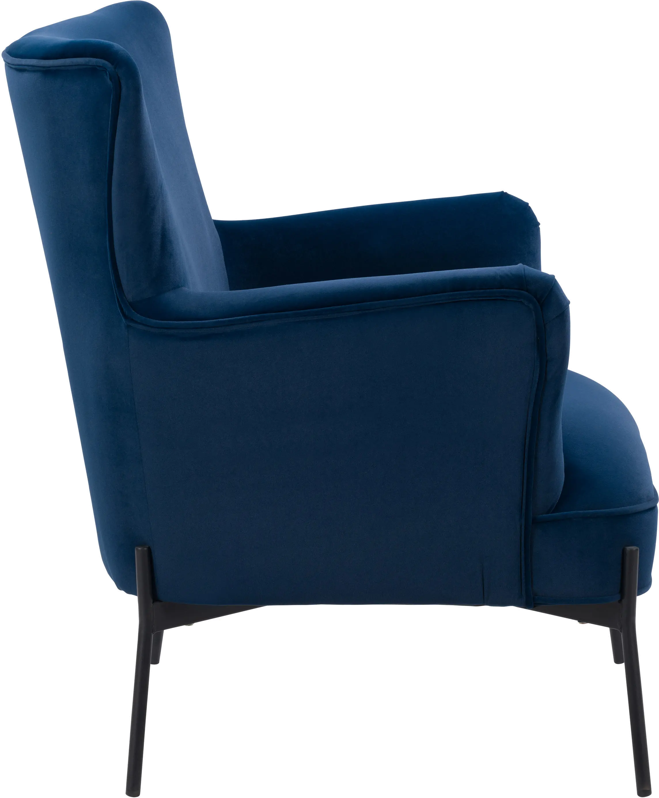 Elwood Blue Wingback Accent Chair-4