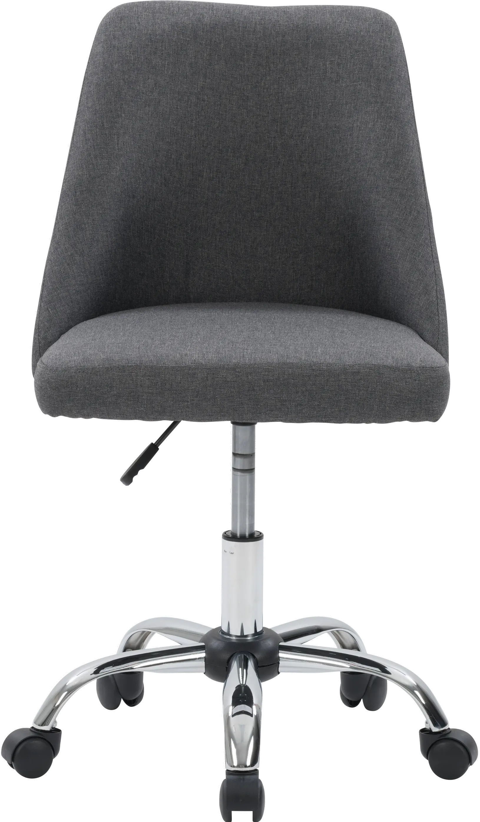 Marlowe Dark Gray Upholstered Armless Office Chair-1