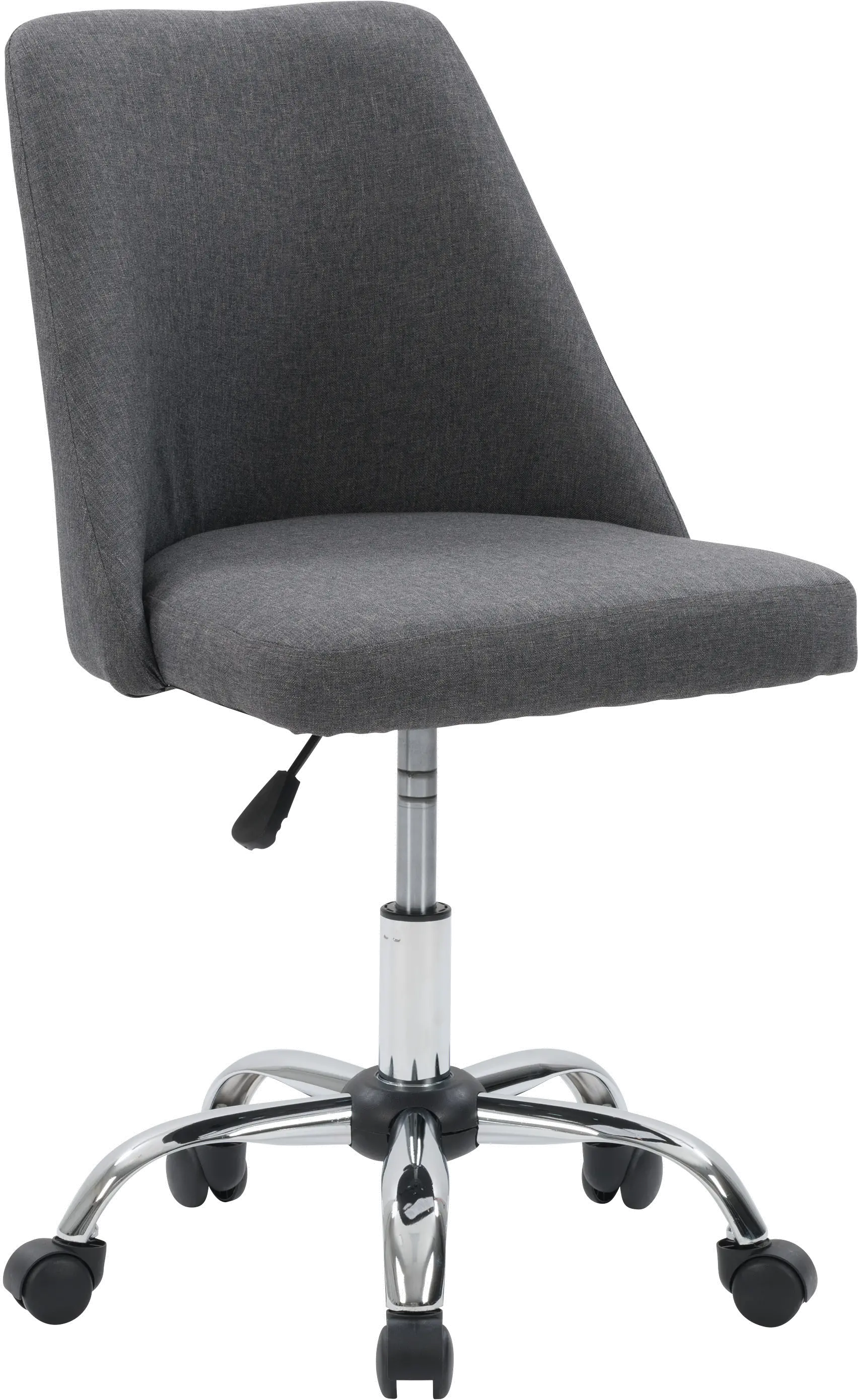 Marlowe Dark Gray Upholstered Armless Office Chair-3