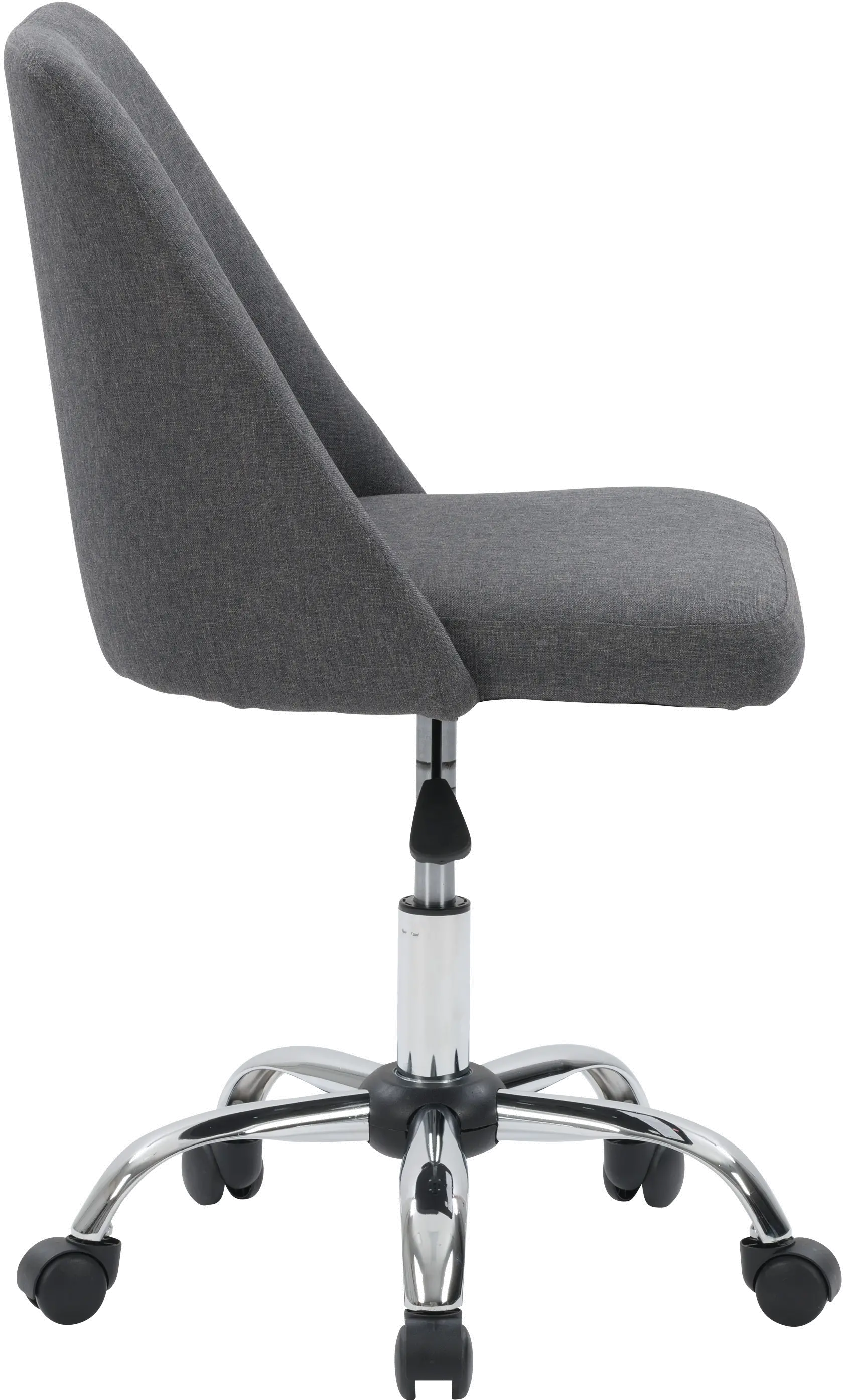 Marlowe Dark Gray Upholstered Armless Office Chair-4