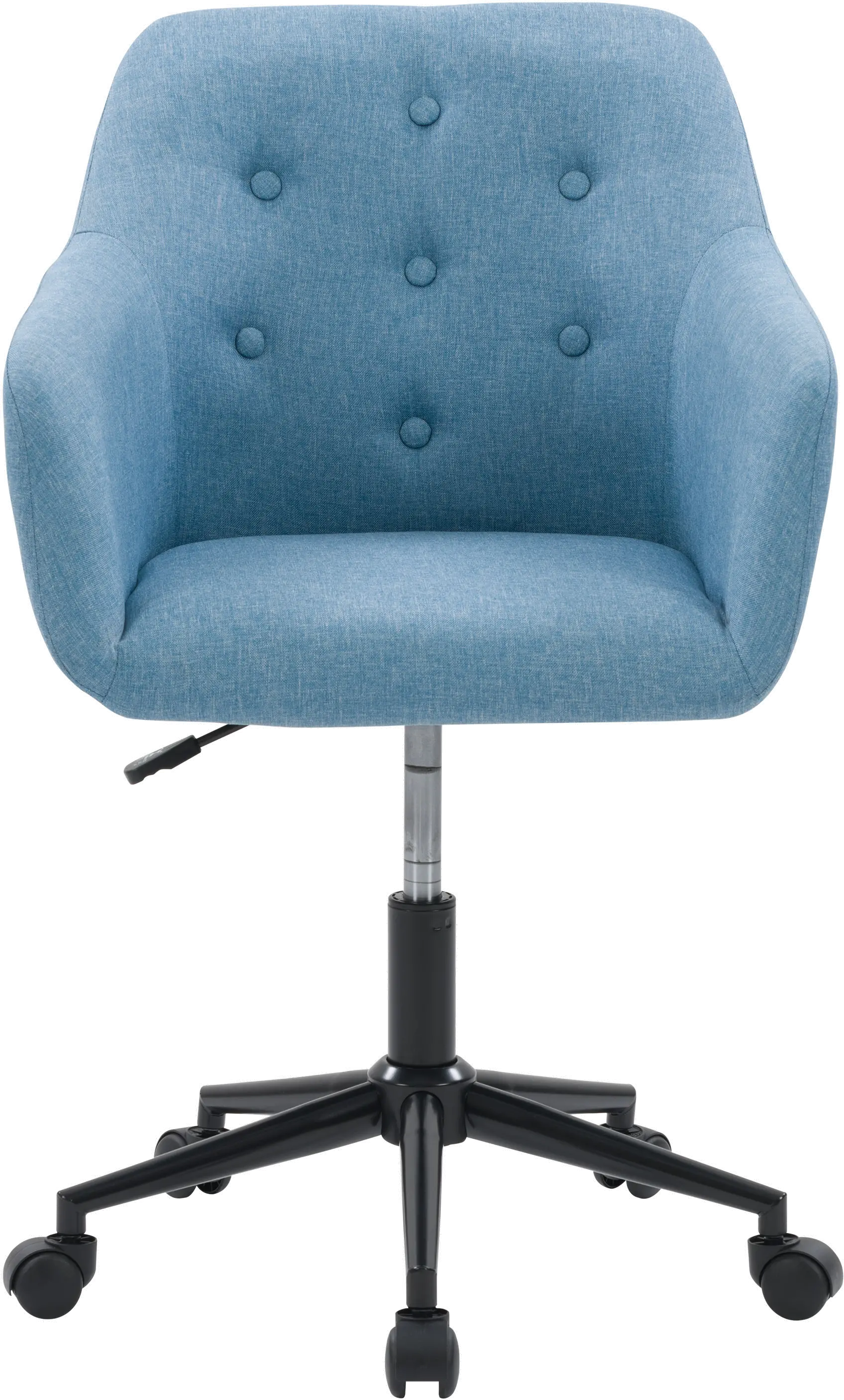 Marlowe Light Blue Button Tufted Office Chair-1