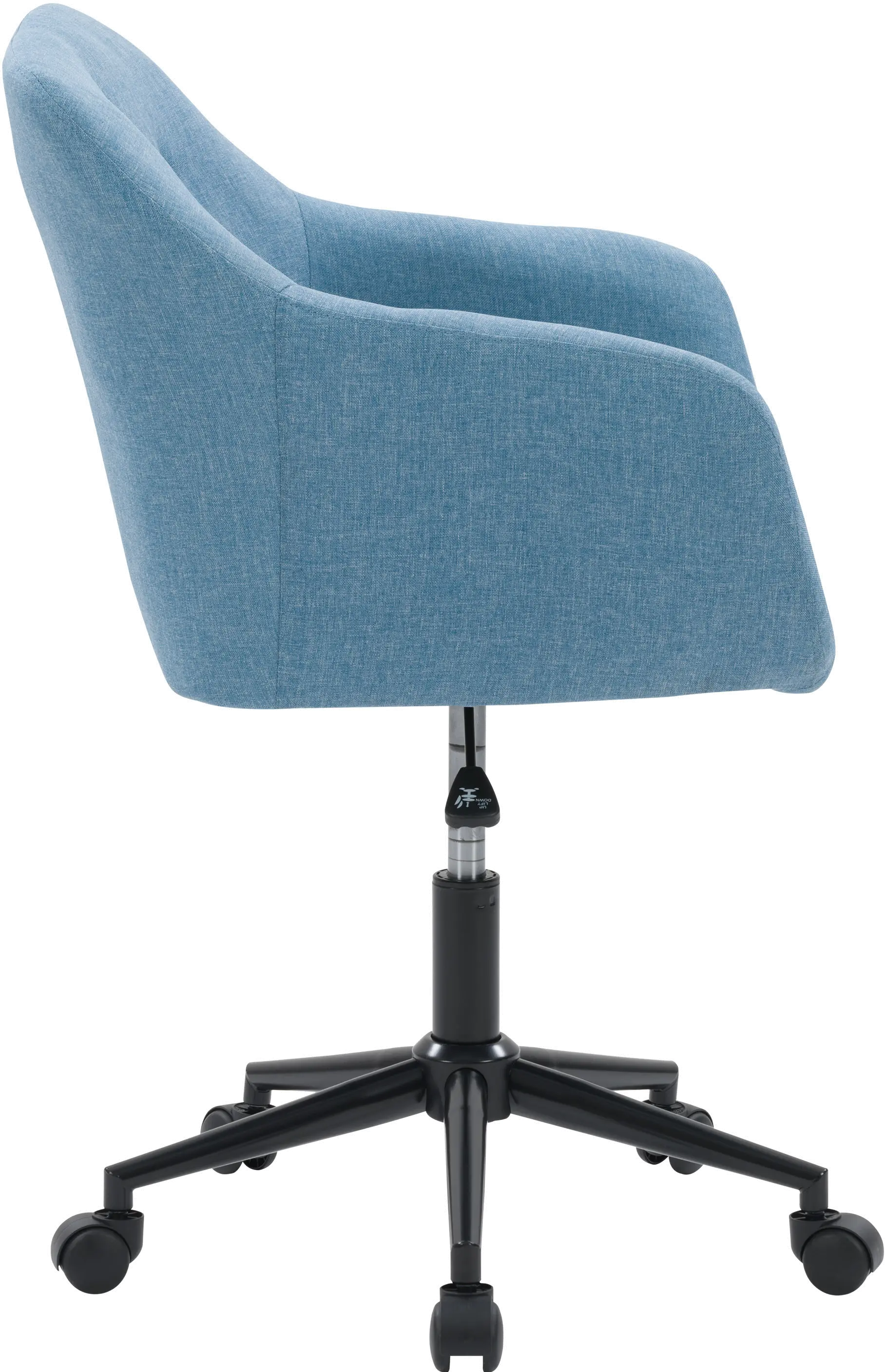 Marlowe Light Blue Button Tufted Office Chair-4