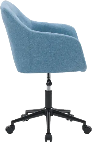 Marlowe Light Blue Button Tufted Office Chair RC Willey
