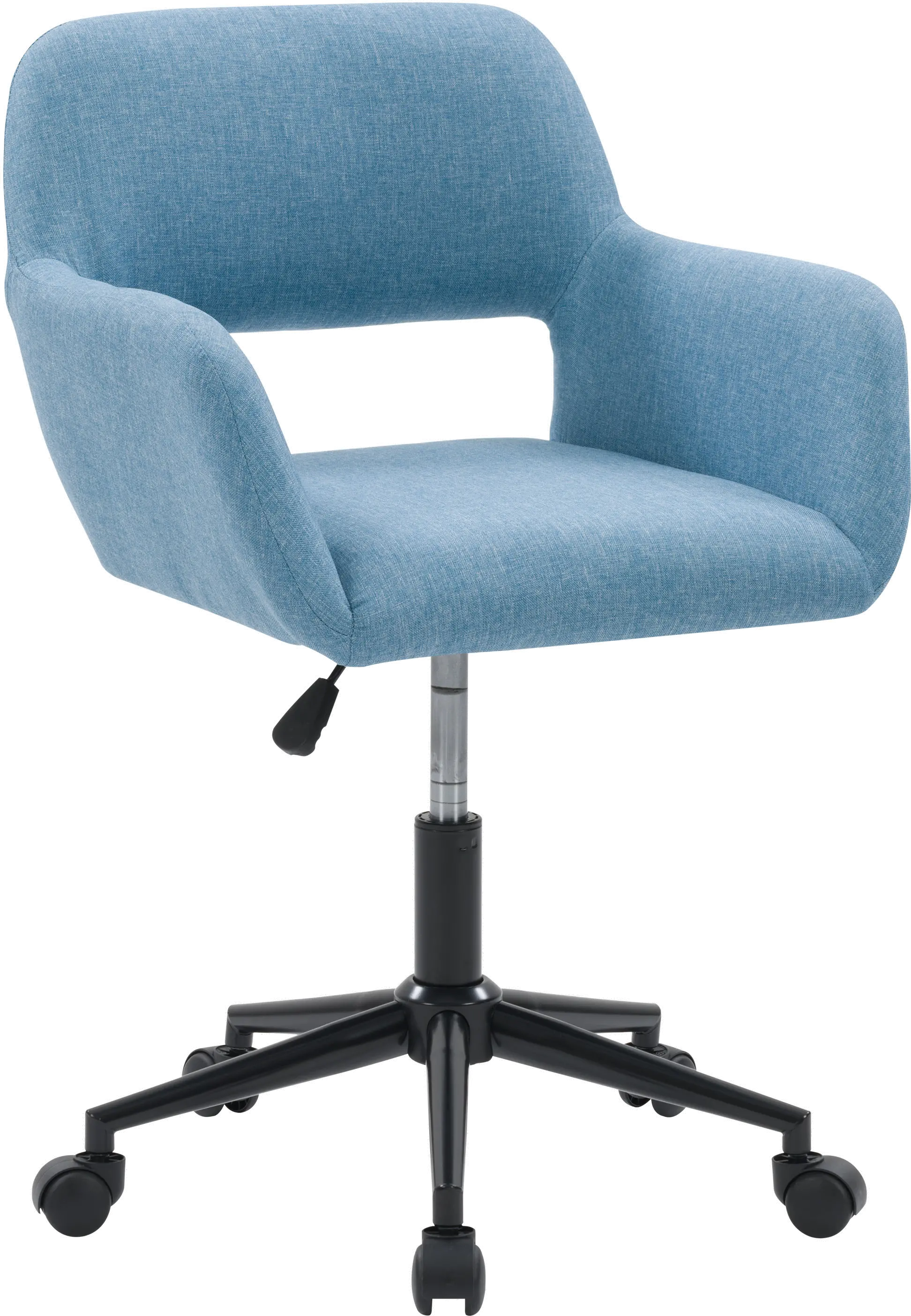 Marlowe Light Blue Upholstered Office Chair-3