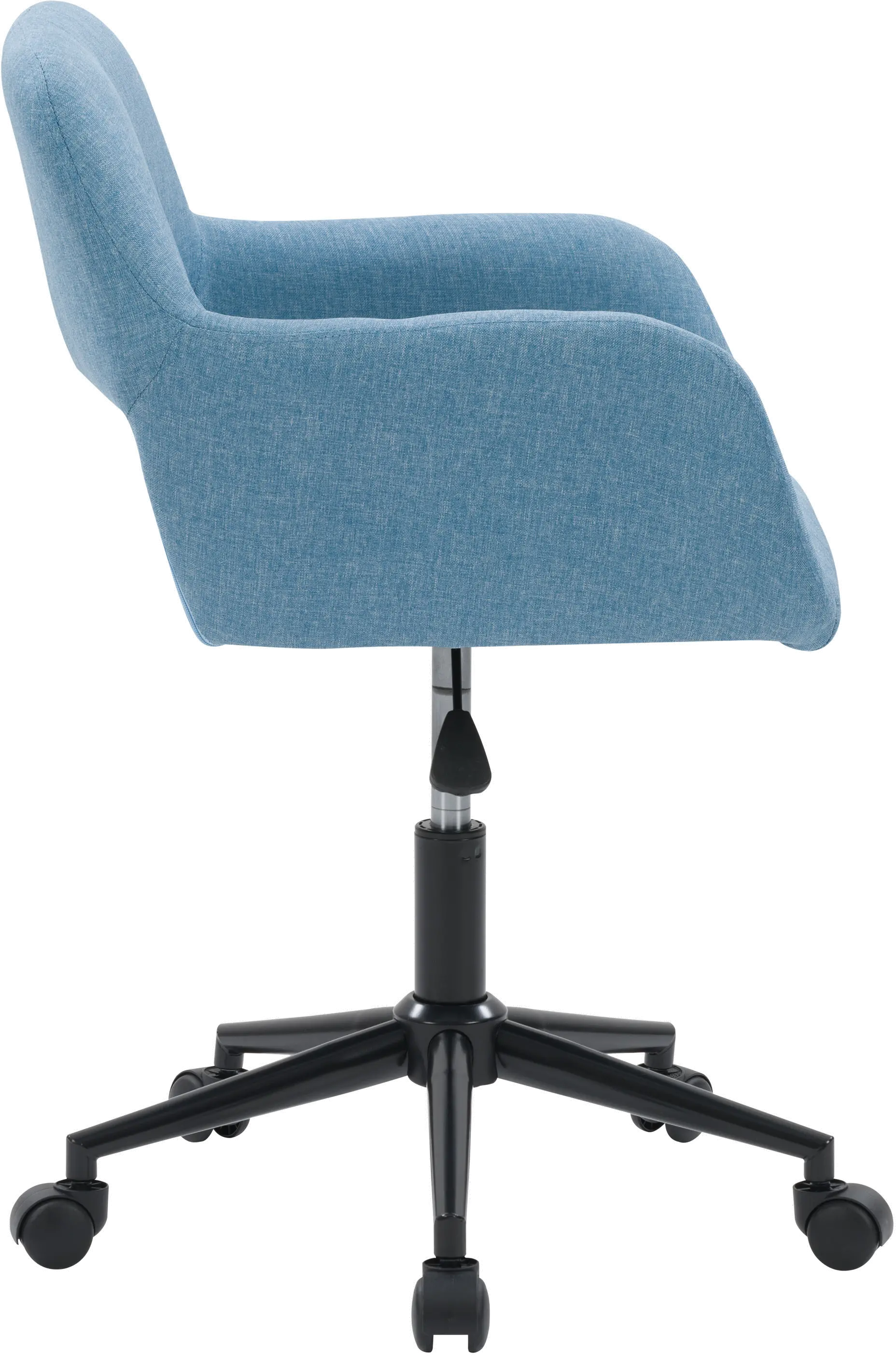 Marlowe Light Blue Upholstered Office Chair-4