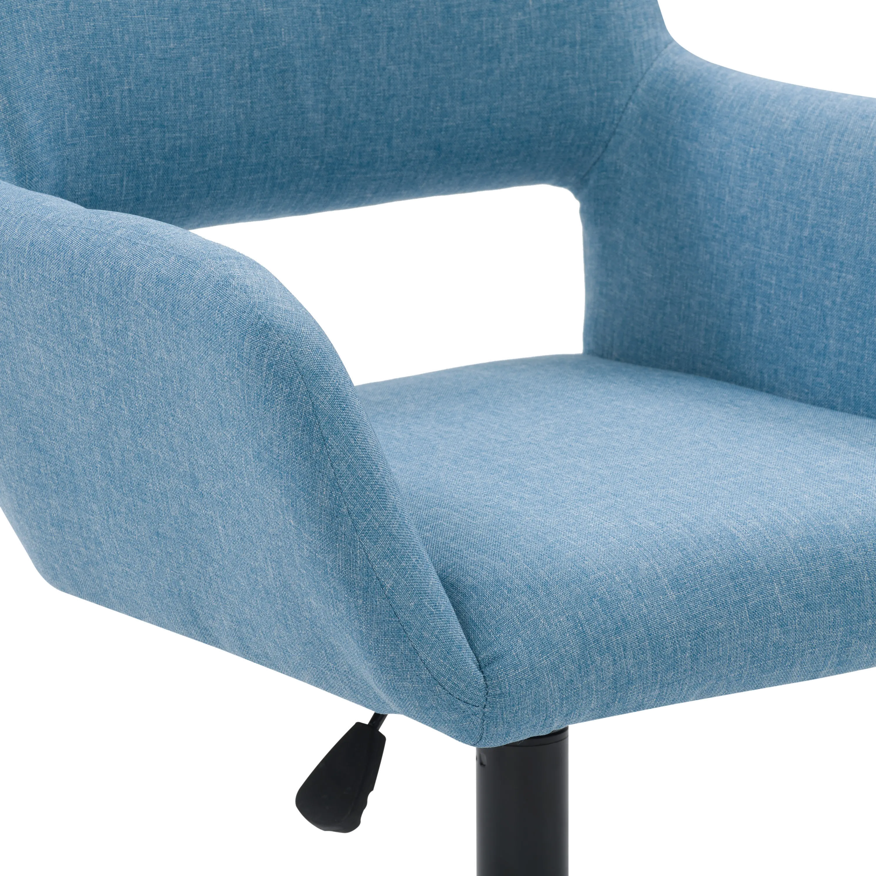 Marlowe Light Blue Upholstered Office Chair-6