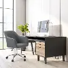 Marlowe Gray and Chrome Office Chair