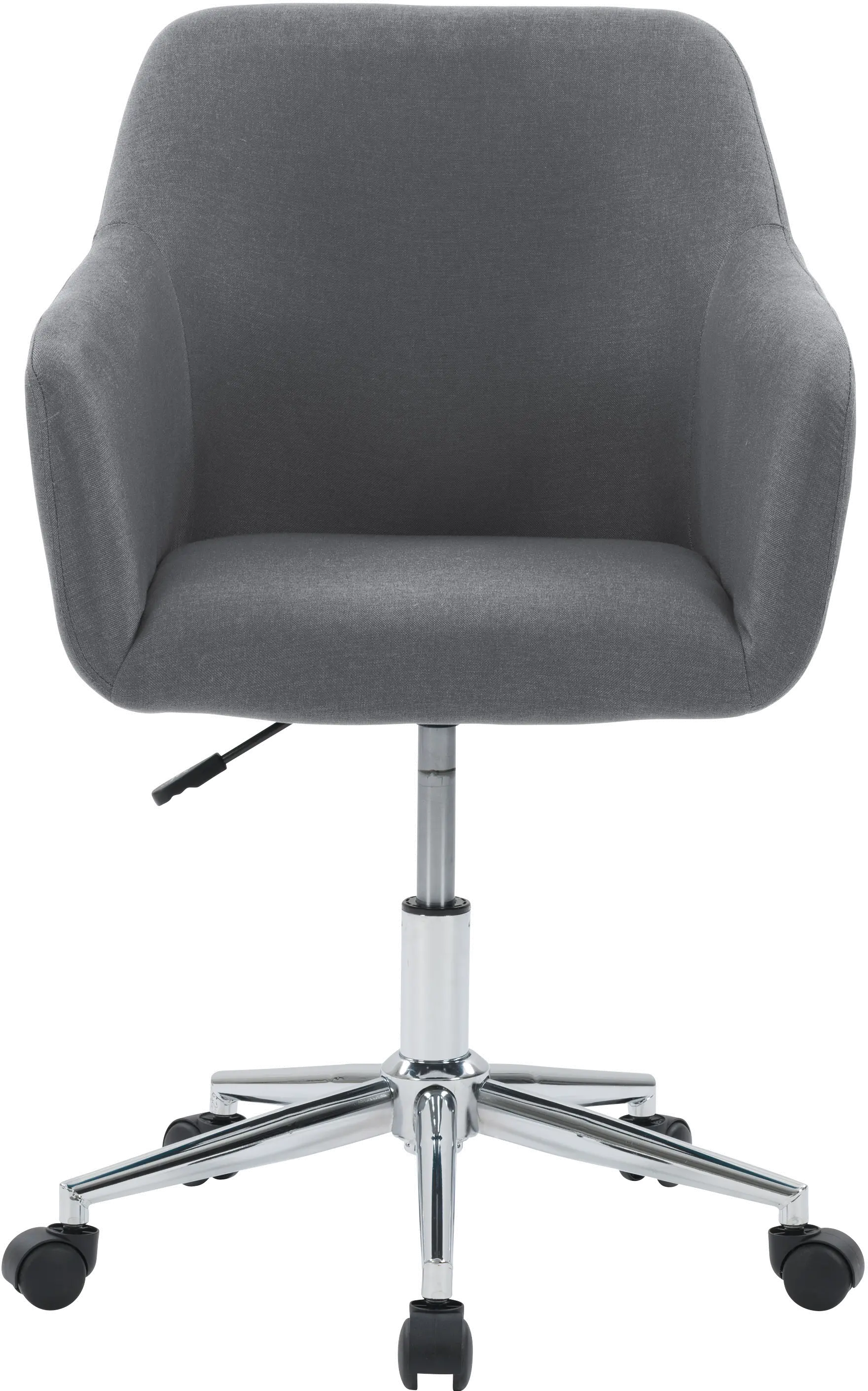 Marlowe Gray and Chrome Office Chair-1
