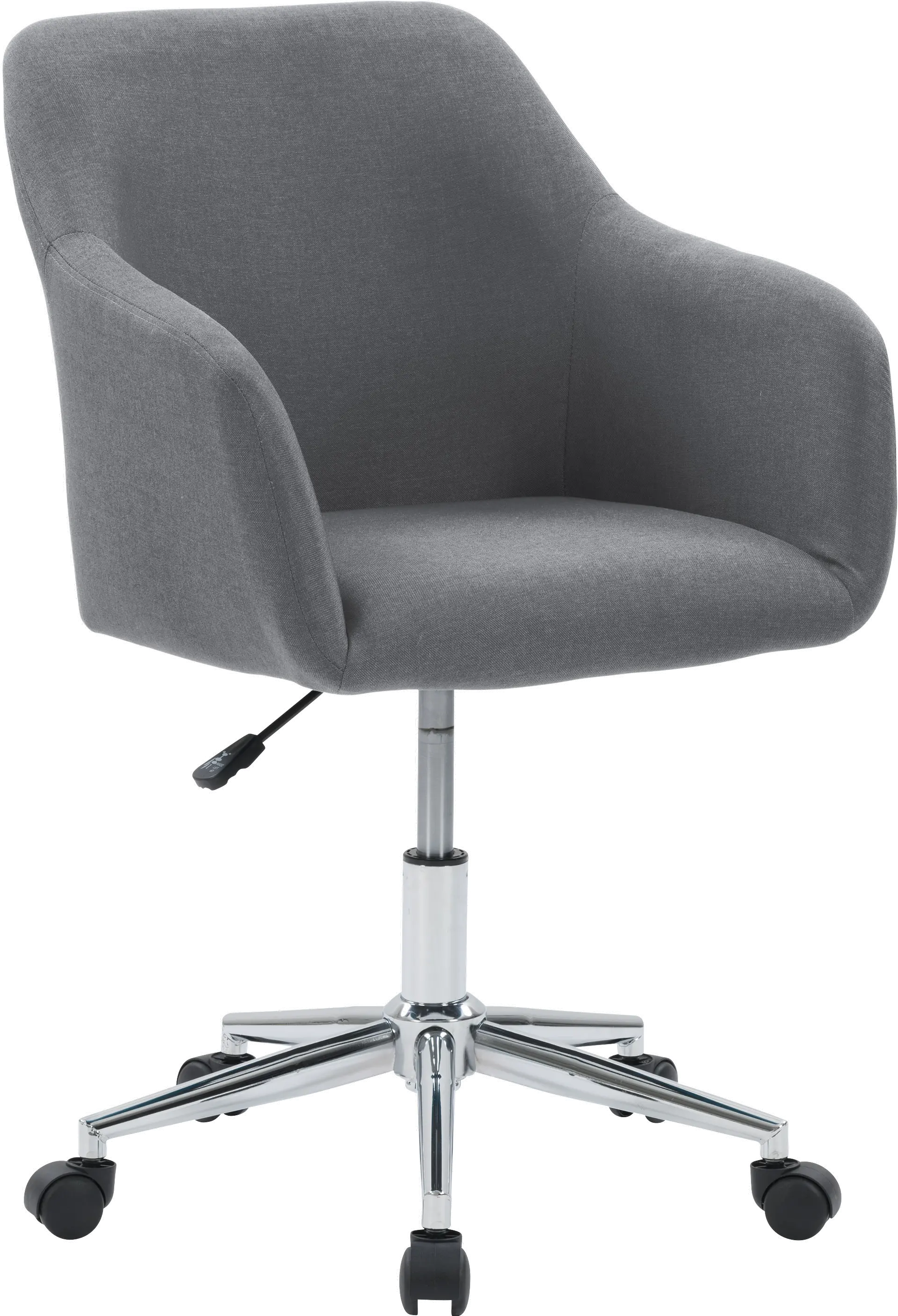 Marlowe Gray and Chrome Office Chair-3