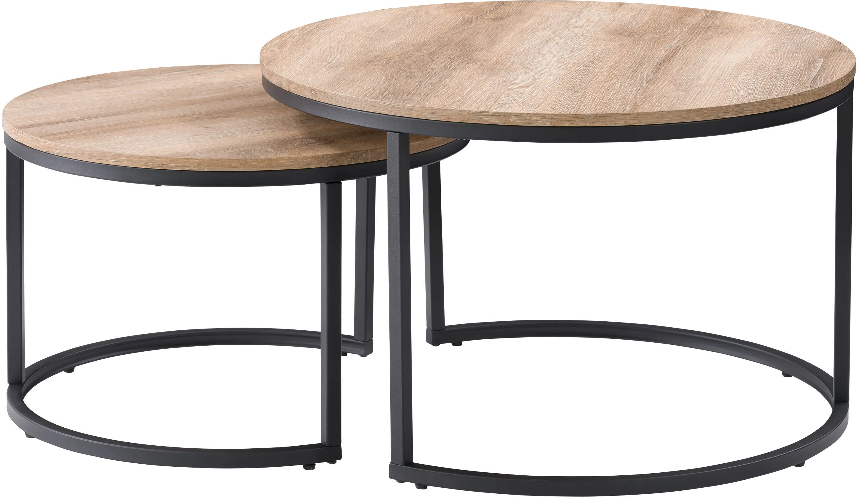 Fort Worth Light Brown Nesting Coffee Table-3