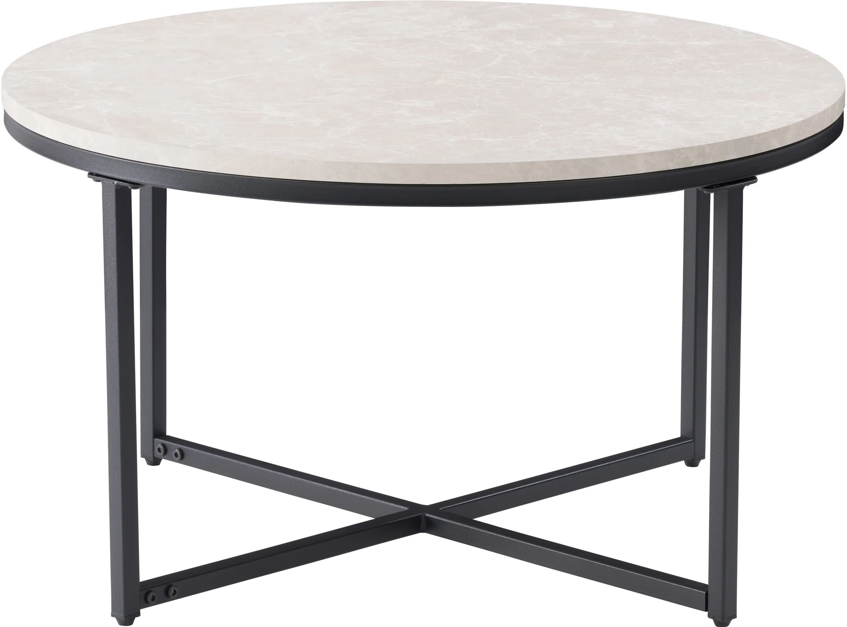 Ayla Gray Marble Coffee Table-1