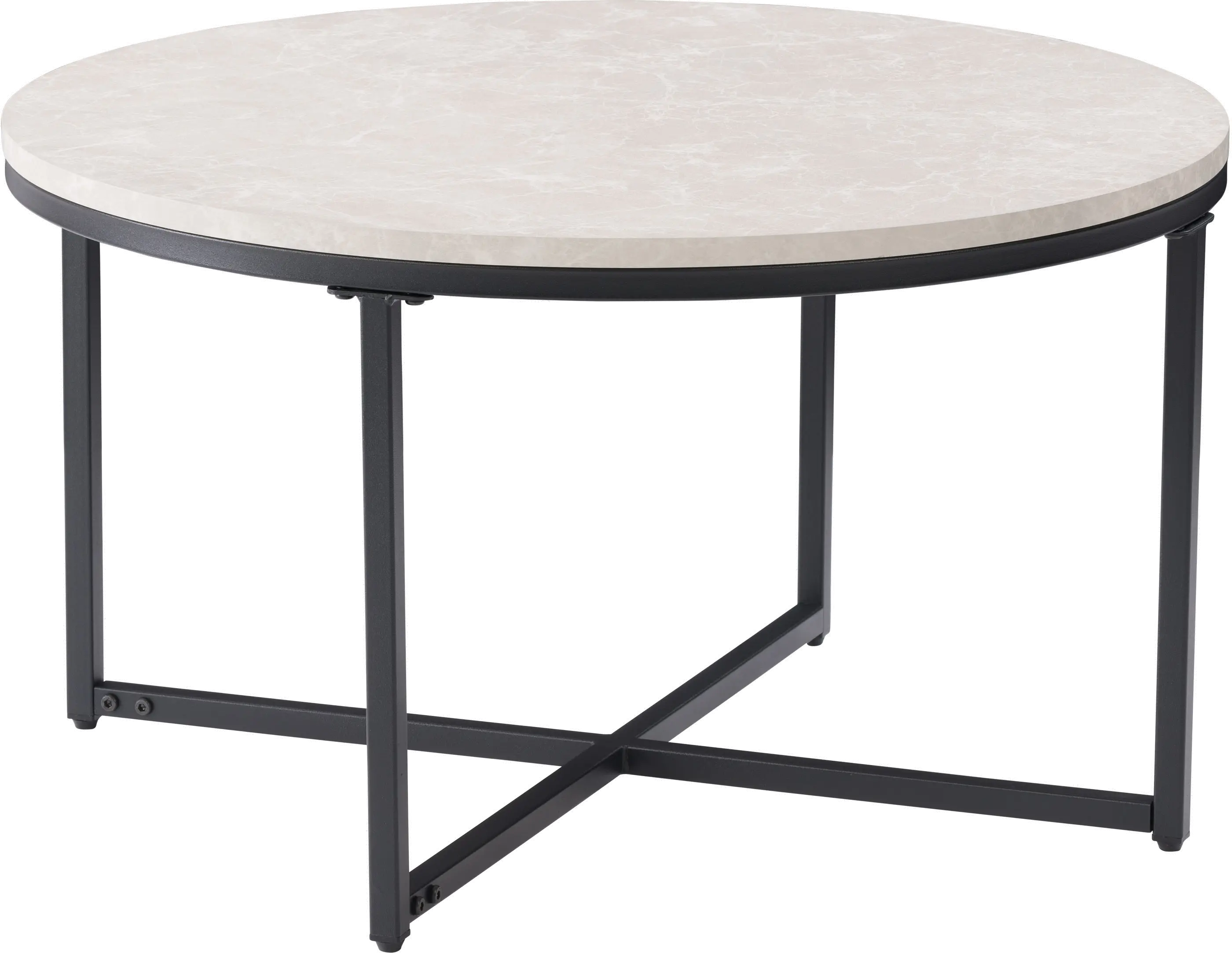 Ayla Gray Marble Coffee Table-3