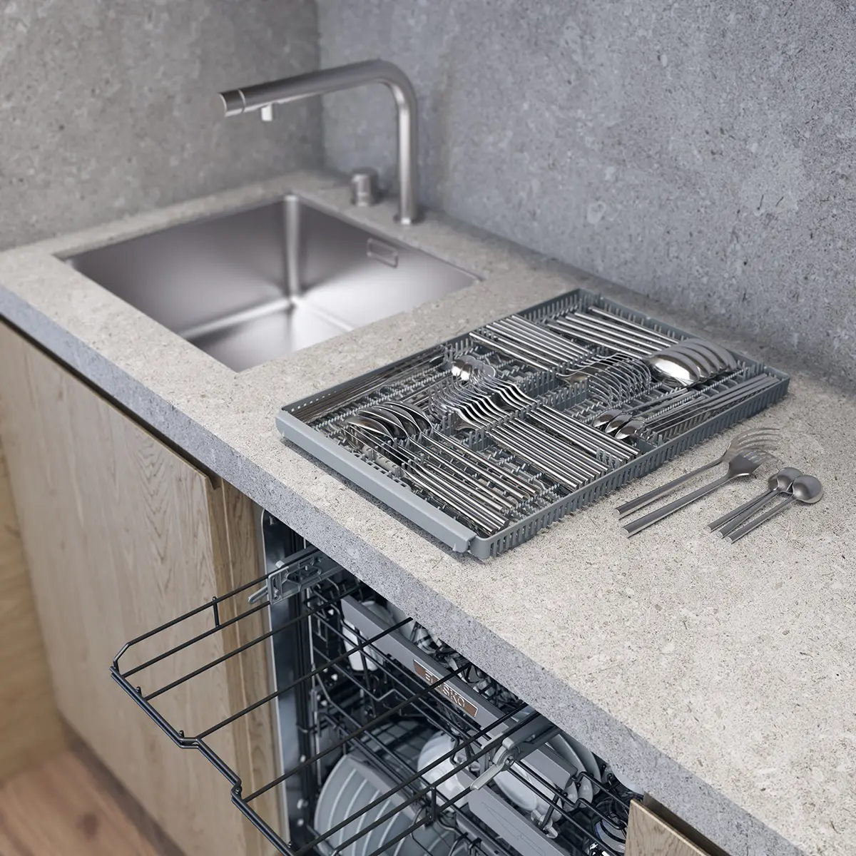 DBI664THXXLS ASKO 40 Series Top Control Dishwasher - Stainless Steel-8