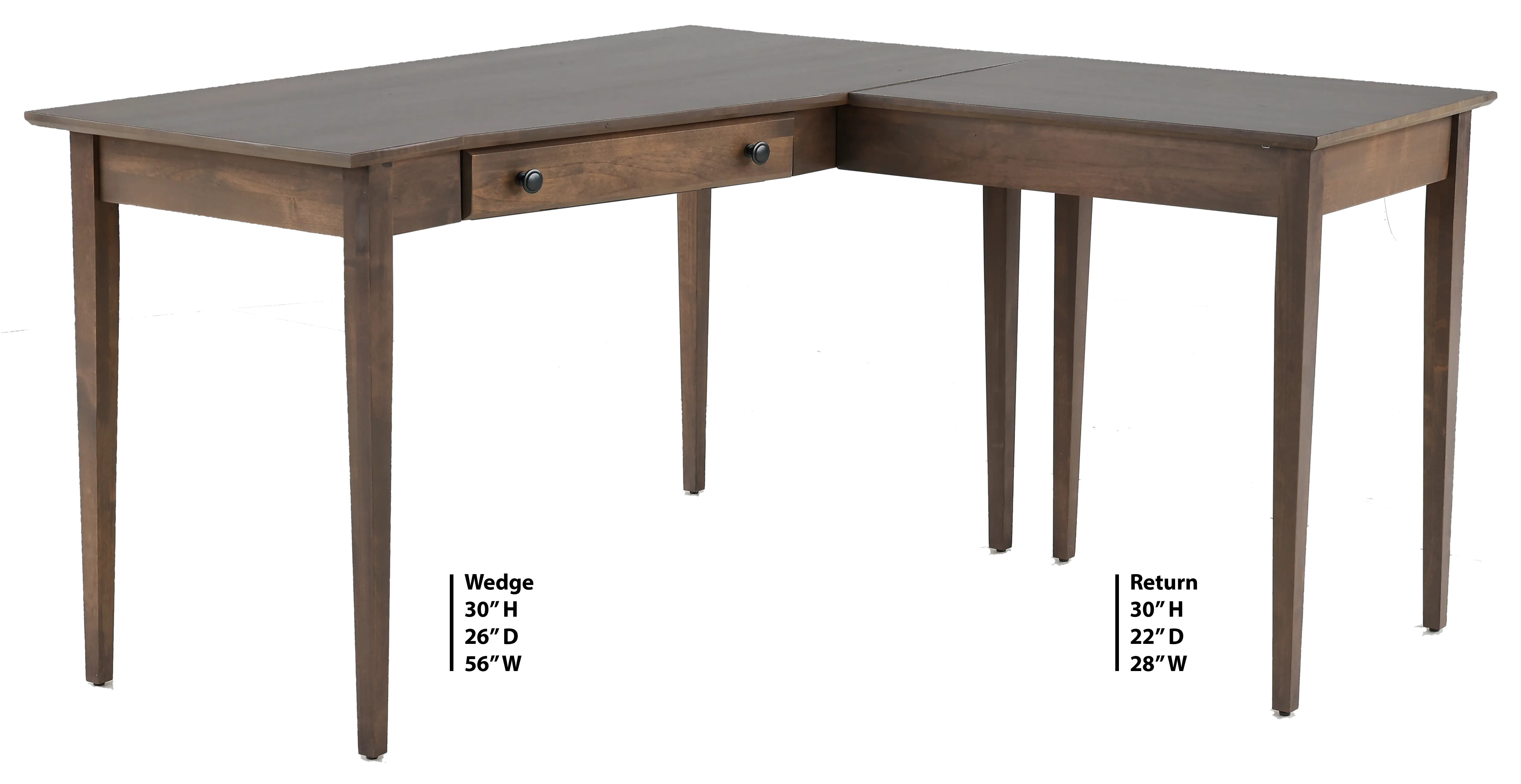 Archbold Brown Wedge Desk-3