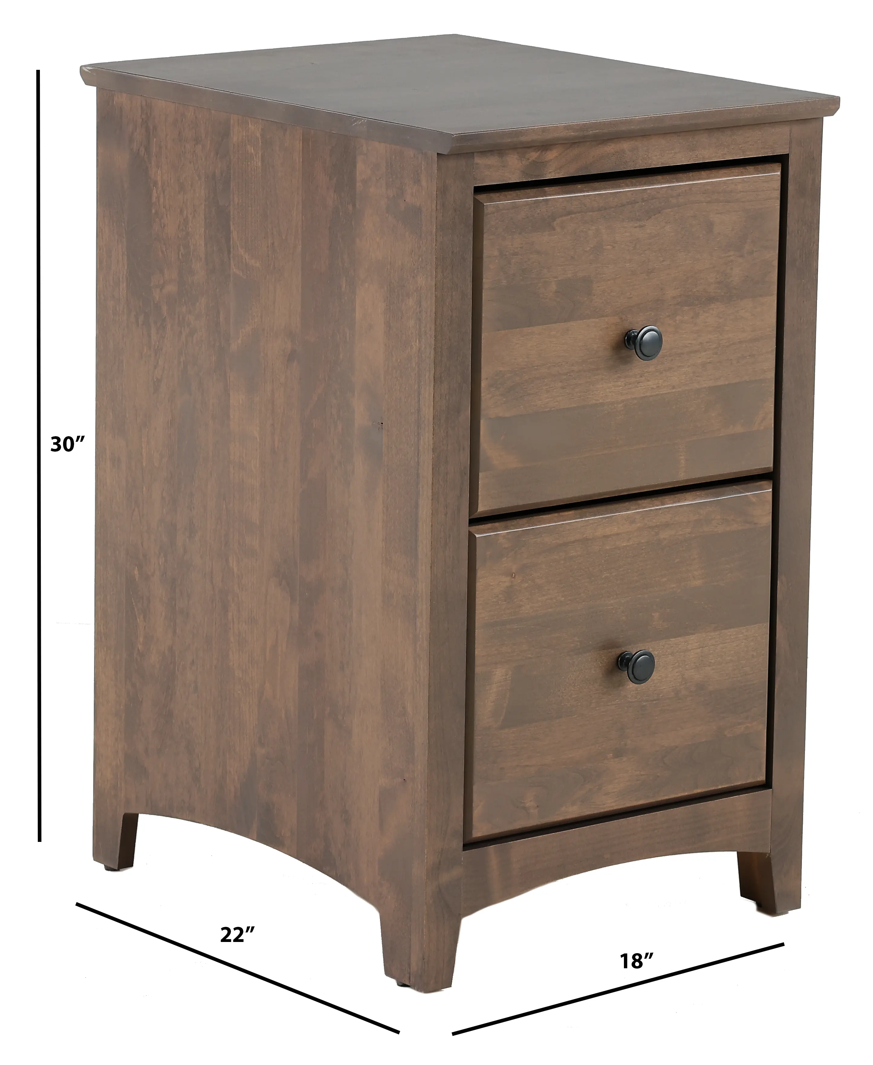 Archbold Driftwood Two Drawer File-3