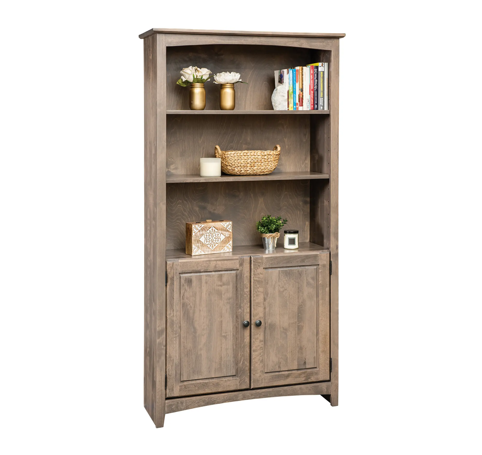 Archbold Driftwood 72  Bookcase-1