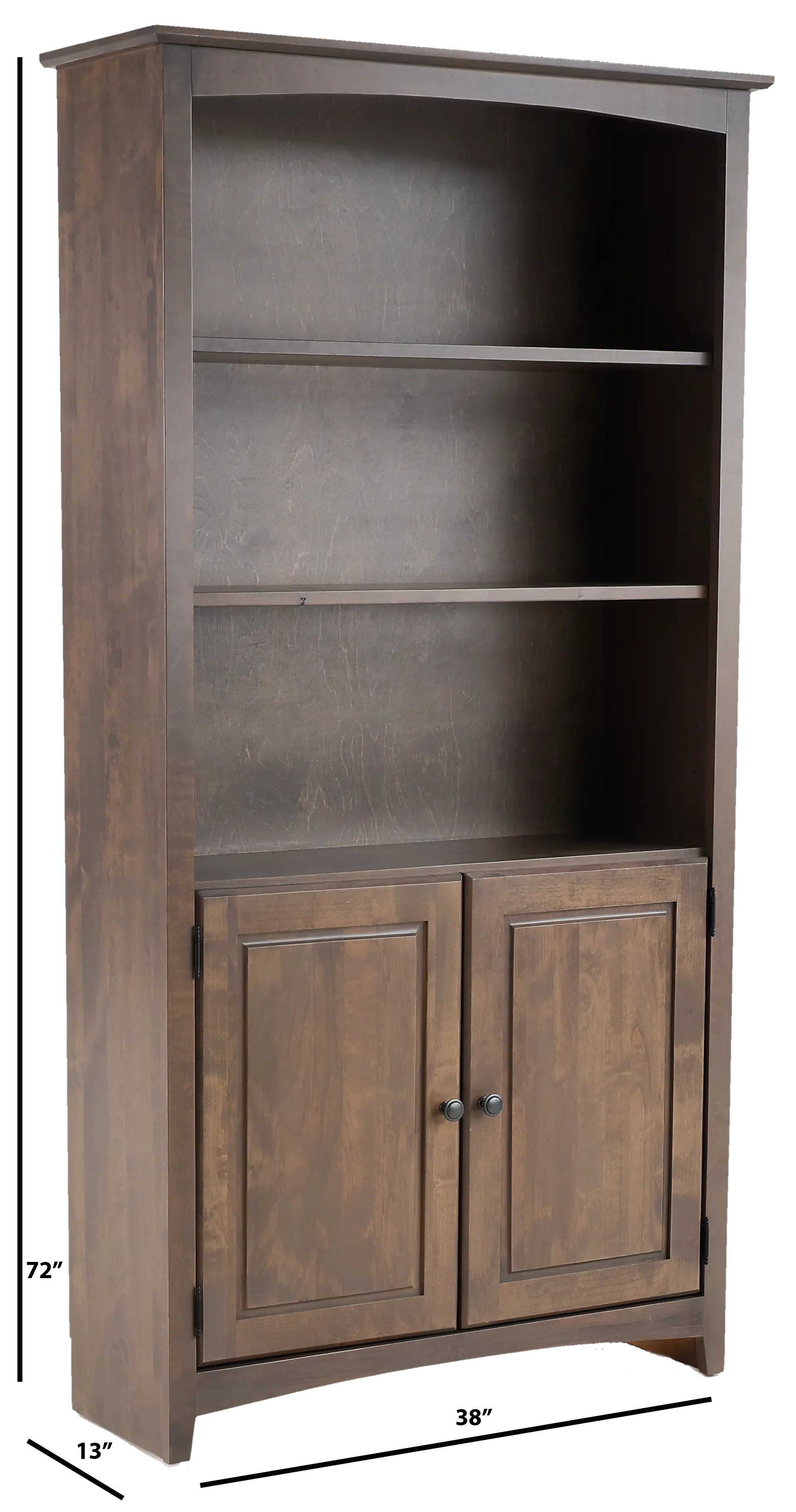 Archbold Driftwood 72  Bookcase-3