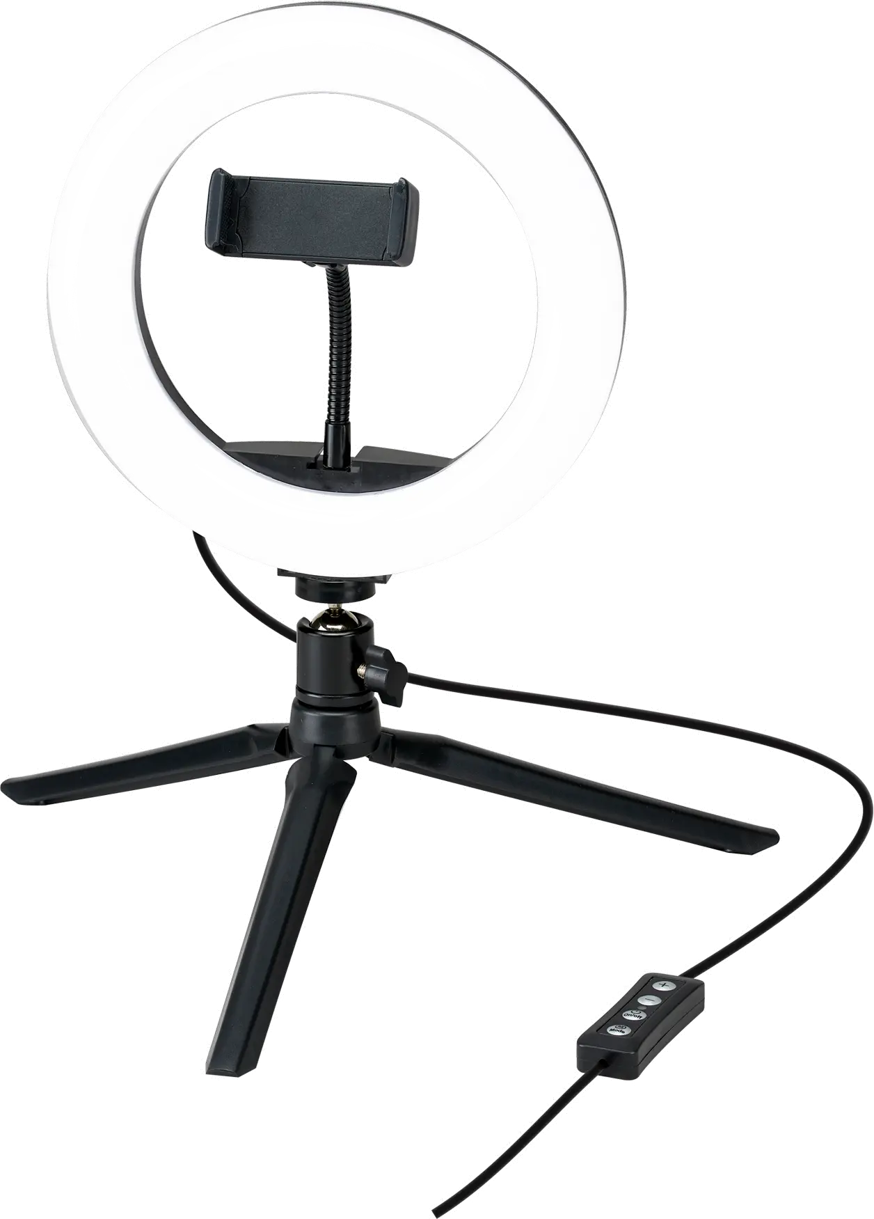 TPDL801B Vlogging Tripod with Light Ring-1