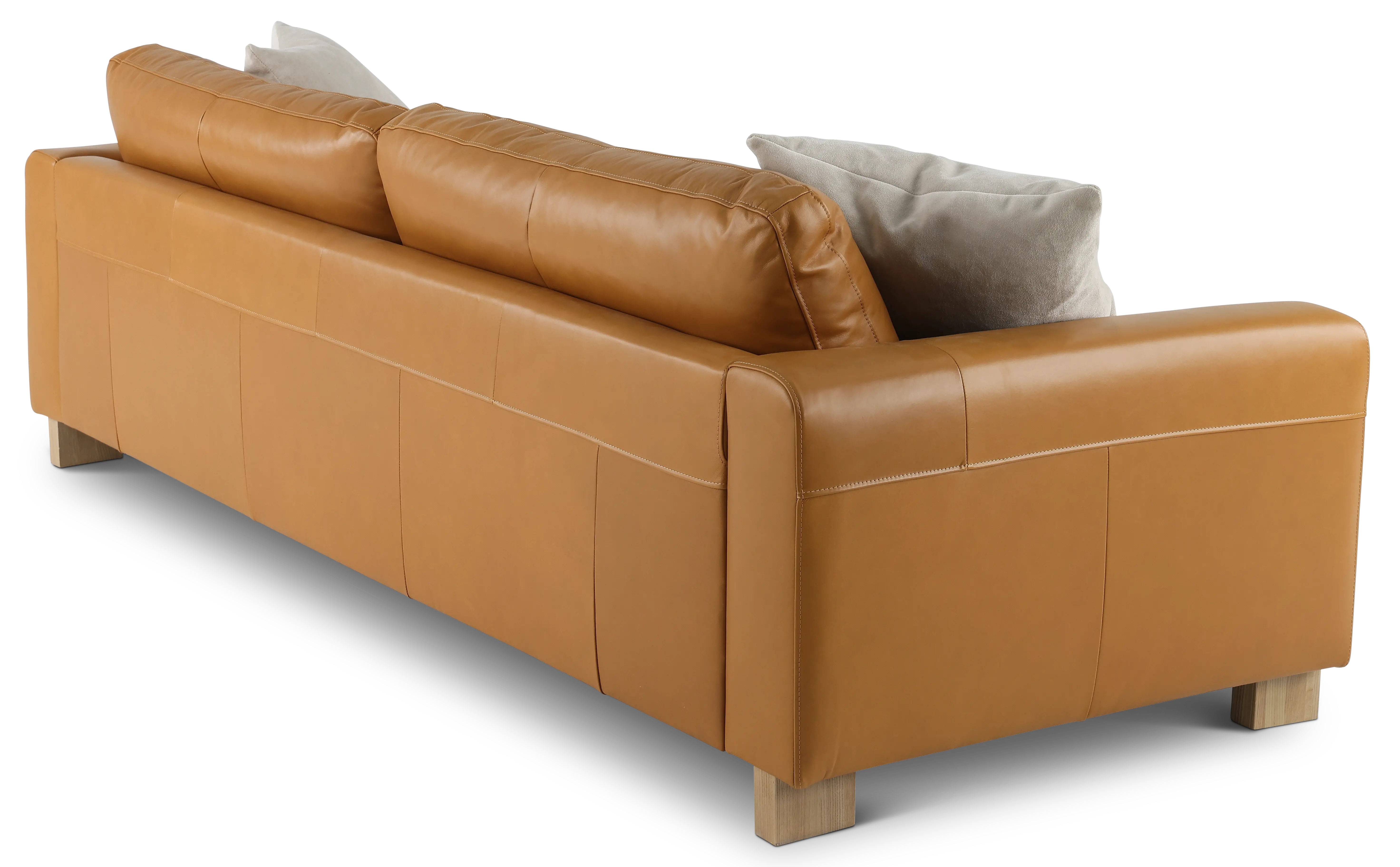 Kinsley Tan Leather Sofa-5