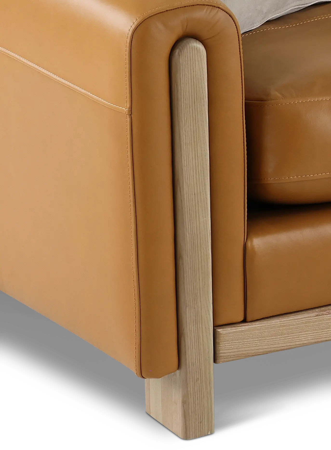 Kinsley Tan Leather Sofa-6