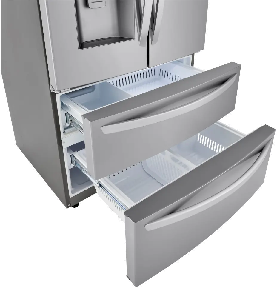 LMXC22626S LG 22 cu ft French Door Refrigerator - Counter Depth Stainless Steel-13