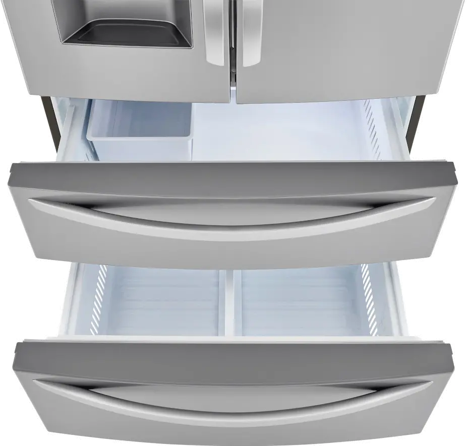 LMXC22626S LG 22 cu ft French Door Refrigerator - Counter Depth Stainless Steel-14