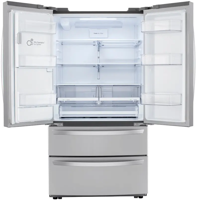 LMXC22626S LG 22 cu ft French Door Refrigerator - Counter Depth Stainless Steel-5