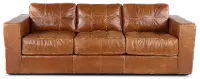 Sunset Light Brown Leather Sofa