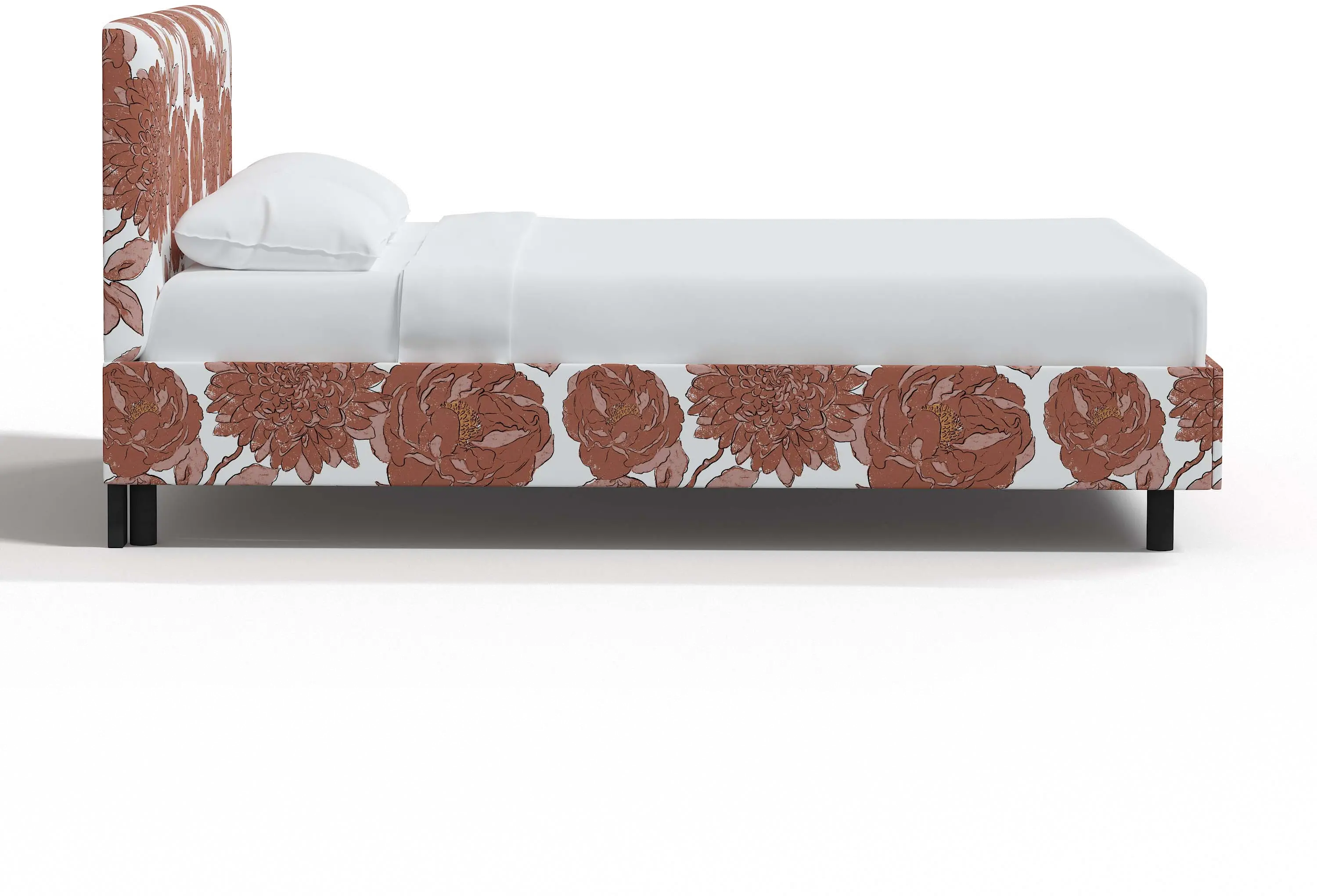 751PBDALPKOGA Brianna Pink Floral Full Platform Bed - Skyline Furniture-1