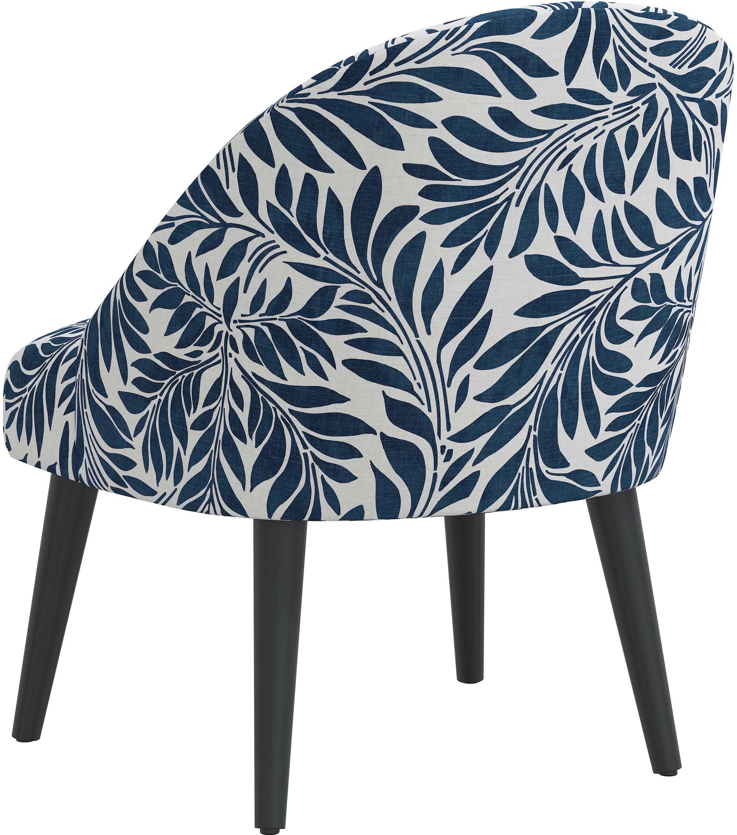 62-1GRVNNVYOGA Connie Navy Vine Print Accent Chair - Skyline Furniture-5