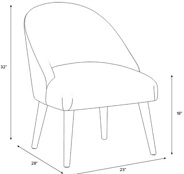 62-1GRVNNVYOGA Connie Navy Vine Print Accent Chair - Skyline Furniture-6