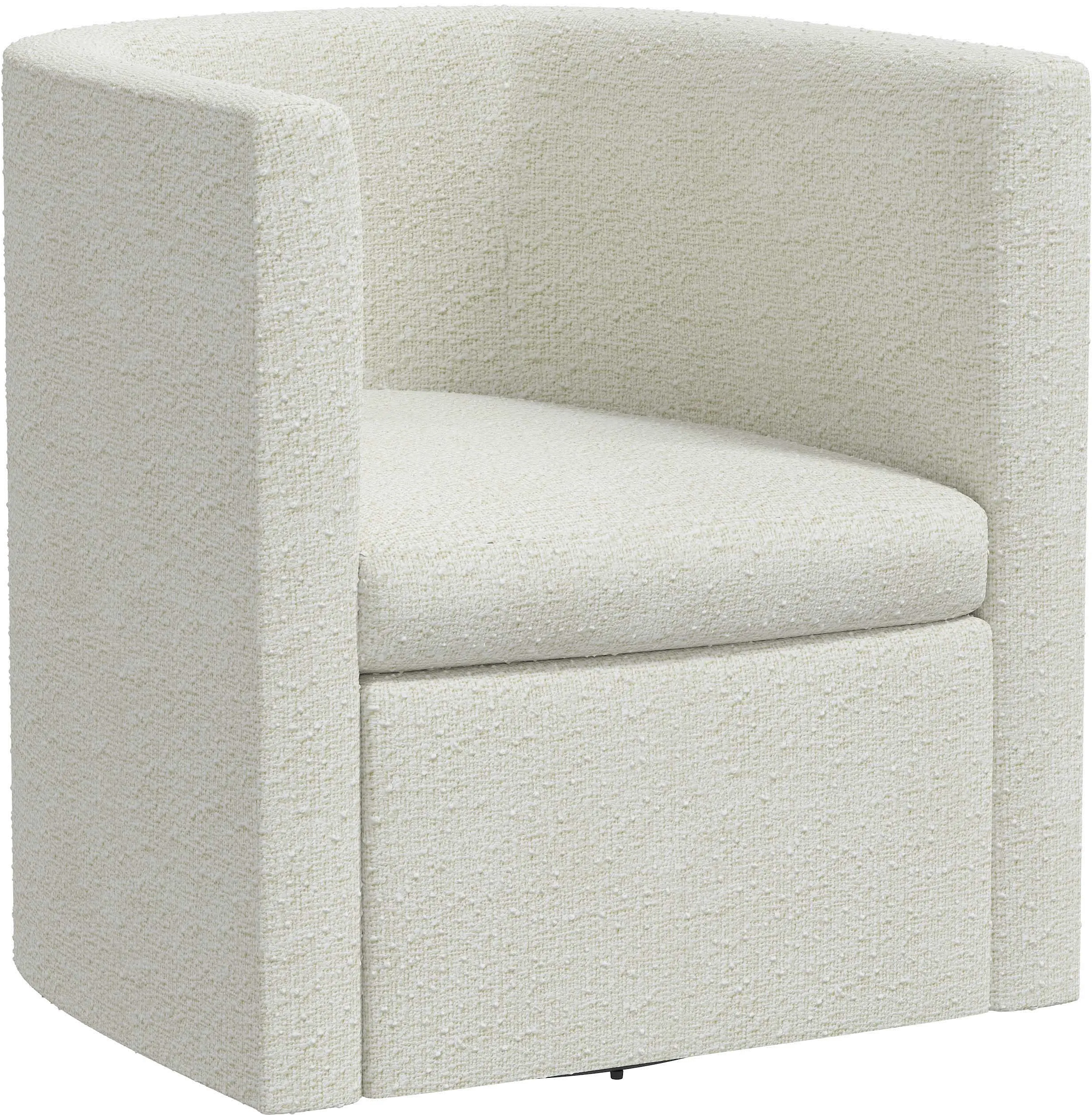74-10MLNSNW Sampson Ivory Swivel Accent Chair - Skyline Furniture-1