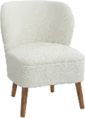 22-1MLNSNW Chrissy Boucle Ivory Accent Chair - Skyline Furniture