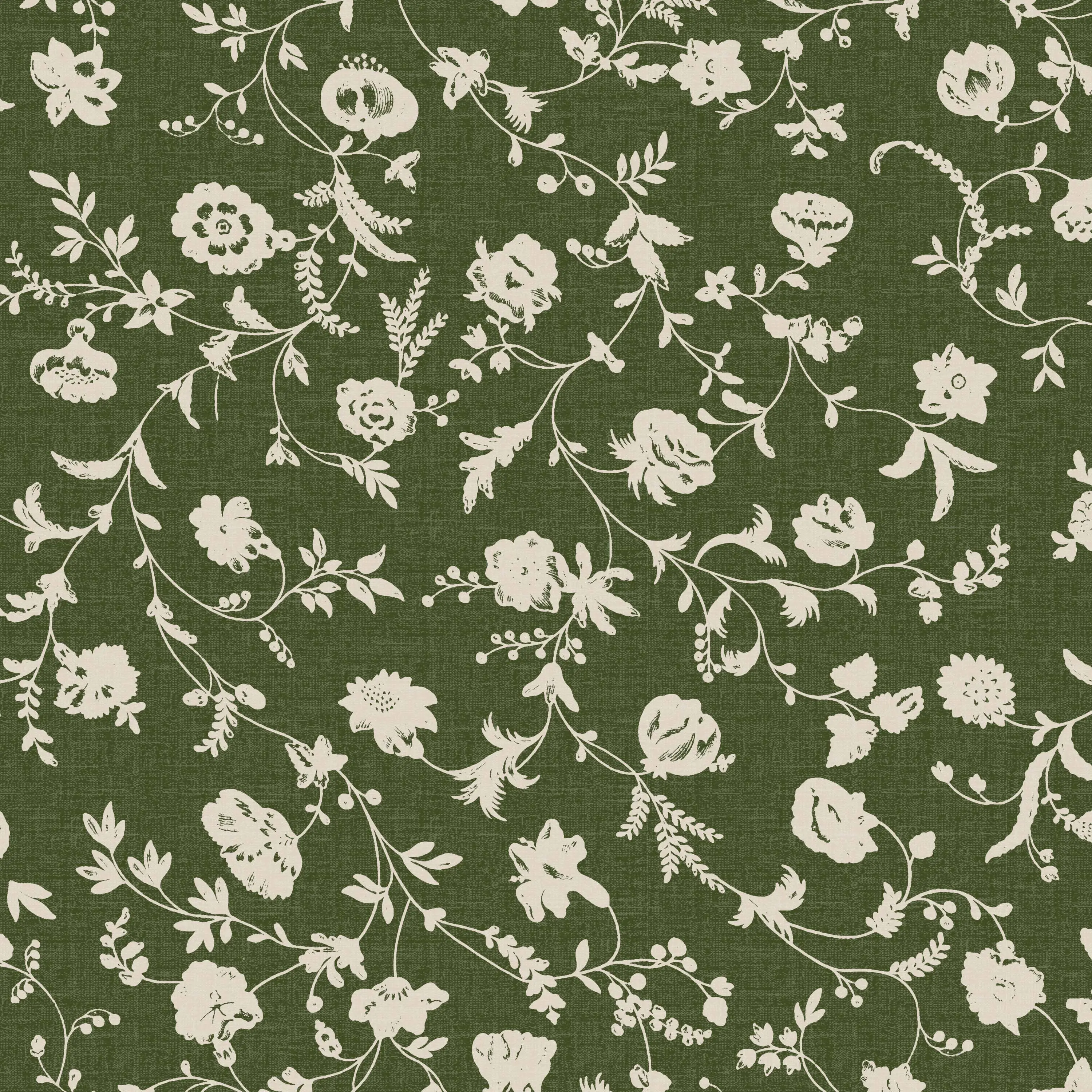 9505RBNFLOLVOGA Eliza Olive Green Floral Accent Chair - Skyline Furniture-5