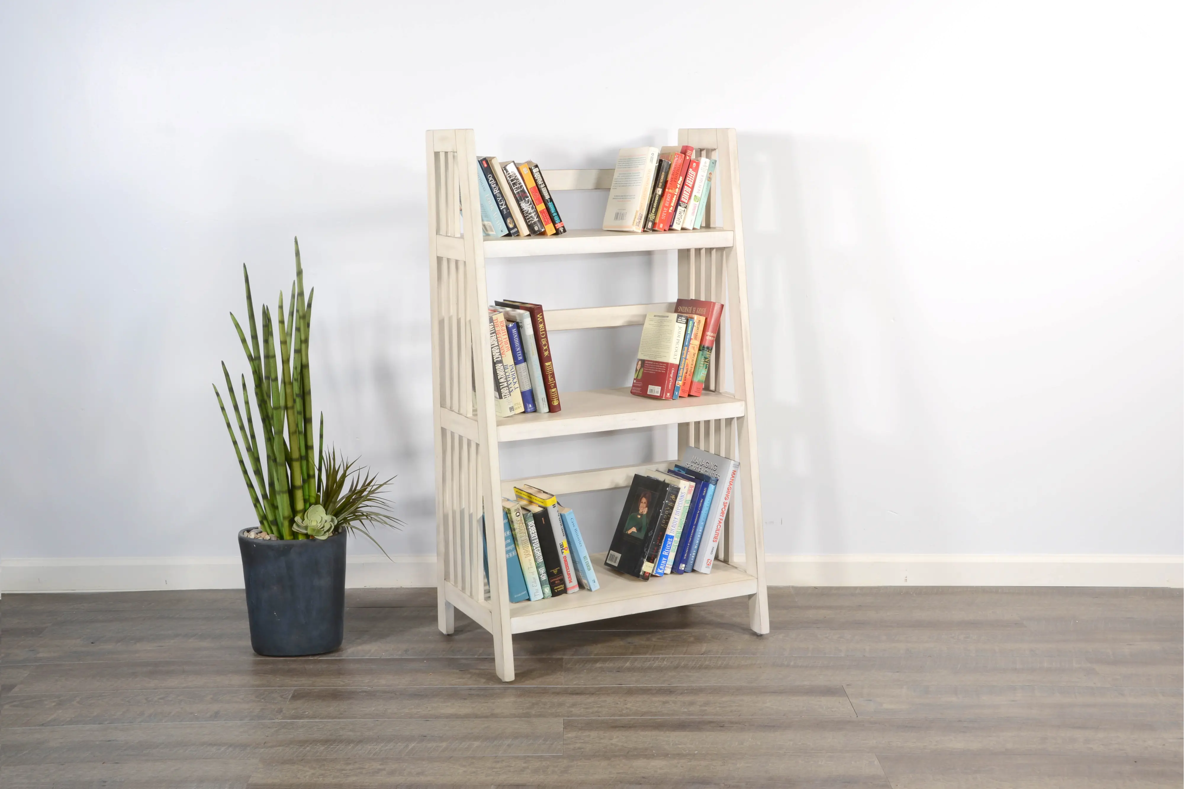 Tilton 48  Bookcase - Mountain White-2