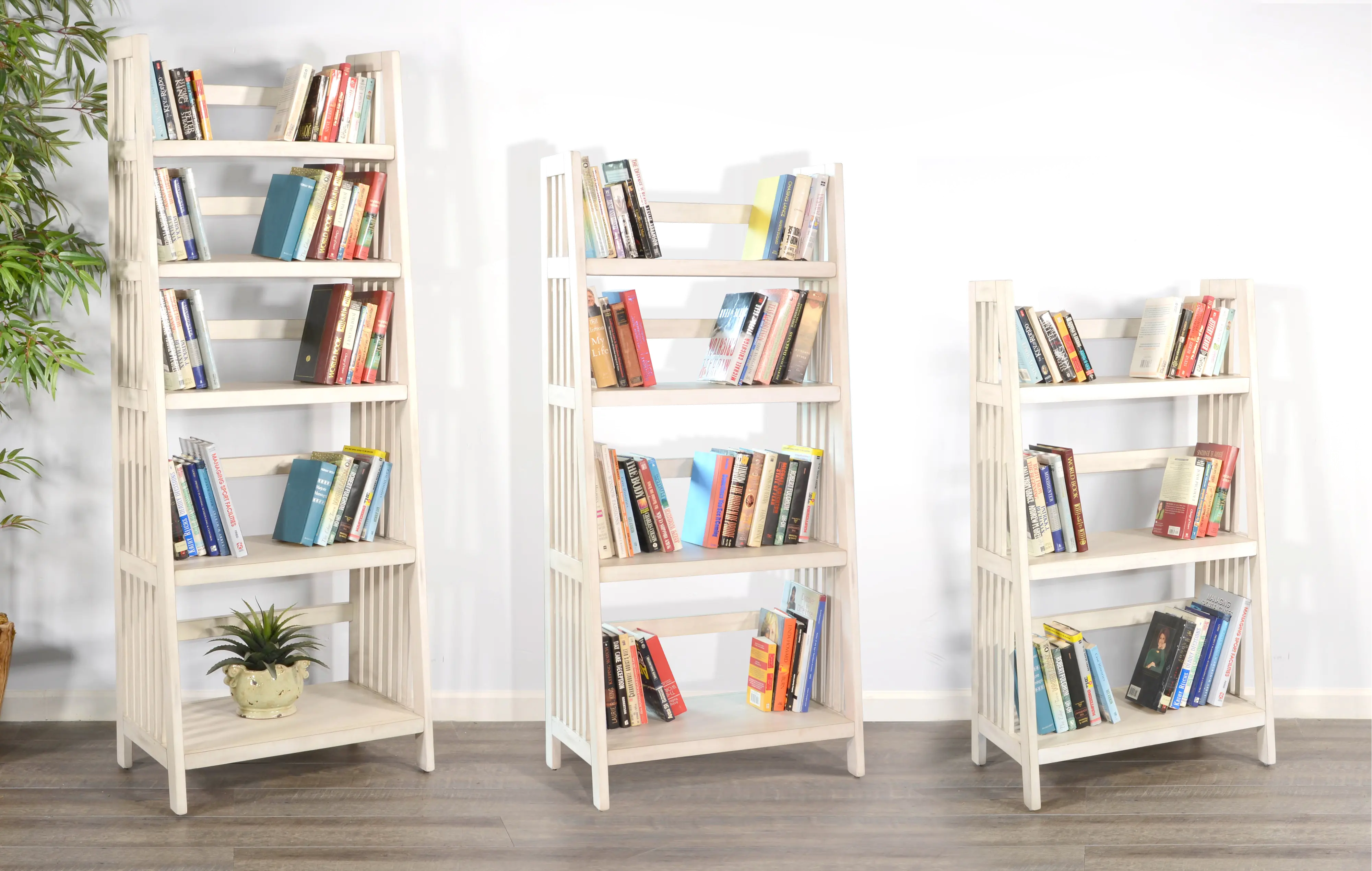 Tilton 48  Bookcase - Mountain White-3