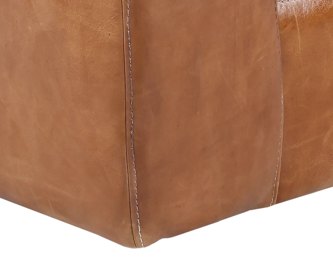 Sunset Light Brown Leather Power Recliner-8