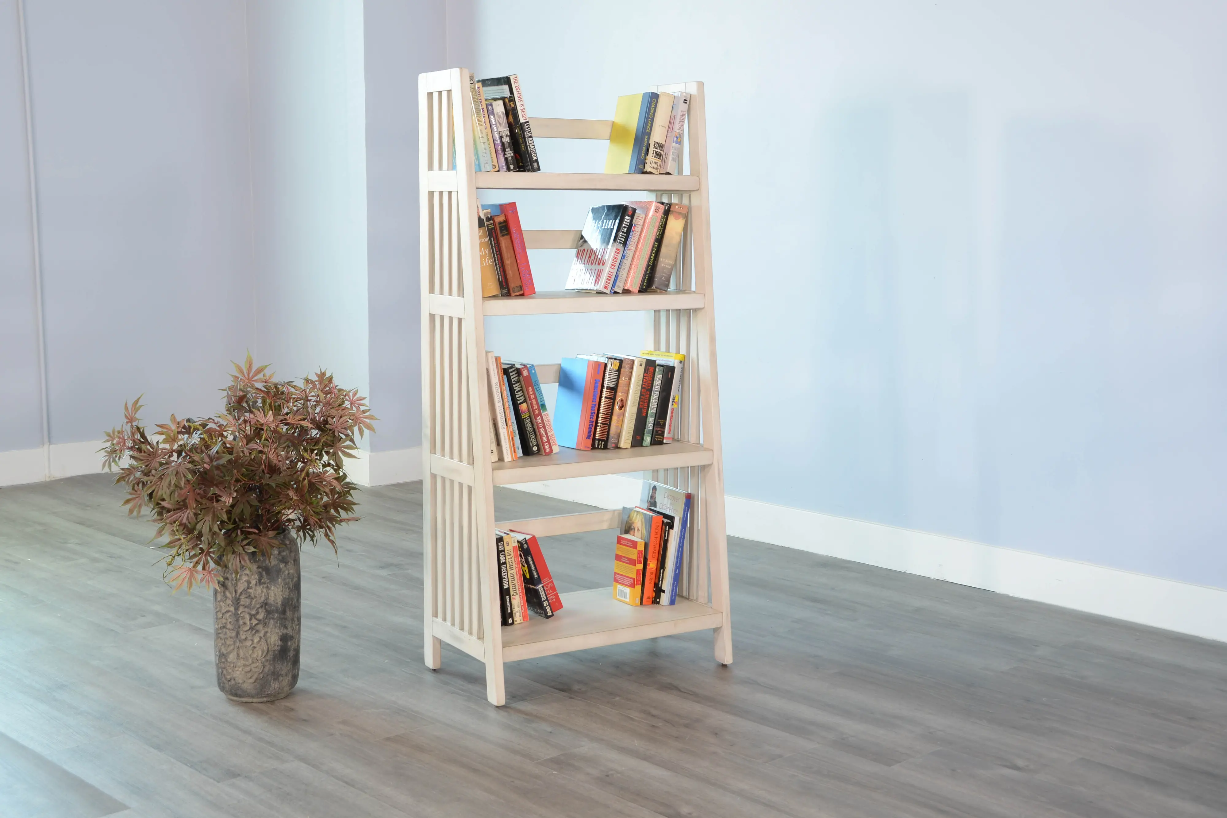 Tilton 60  Bookcase - Mountain White-2