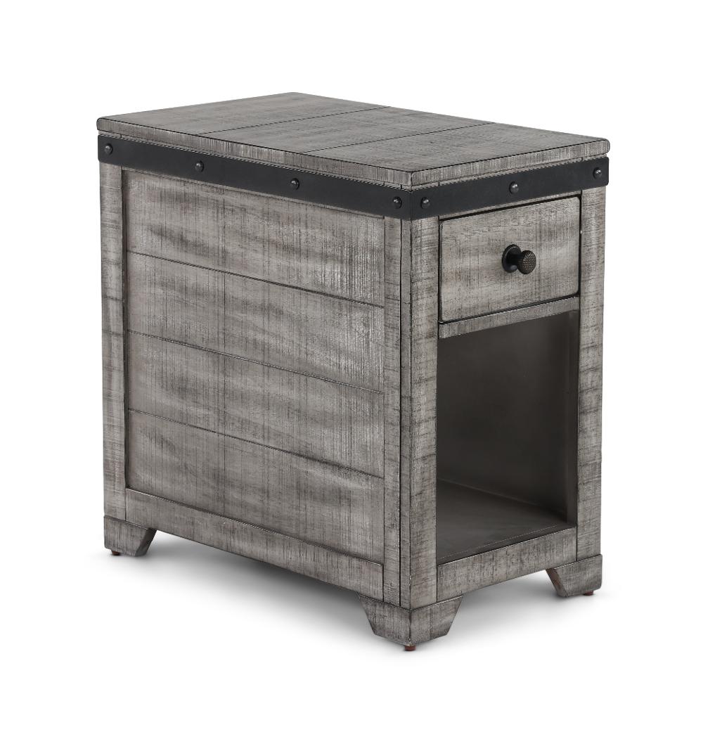 Avalon Gray Side Table