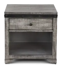 Avalon Gray End Table