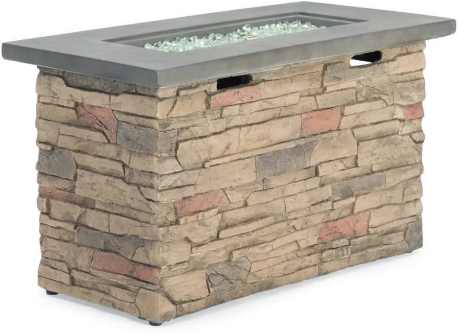 Sage Gray Outdoor Gas Fire Table-3