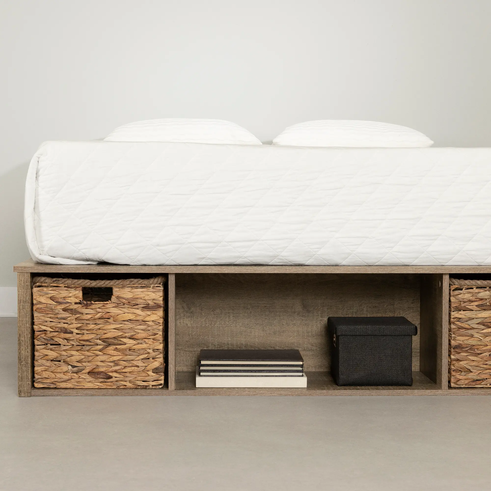 14326 Prairie Brown Queen Storage Bed with Baskets - South Shore-4