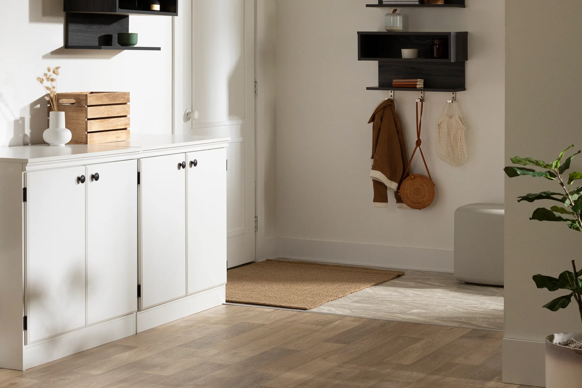 7260722 Morgan White Small 2-Door Storage Cabinet - South Shore-2