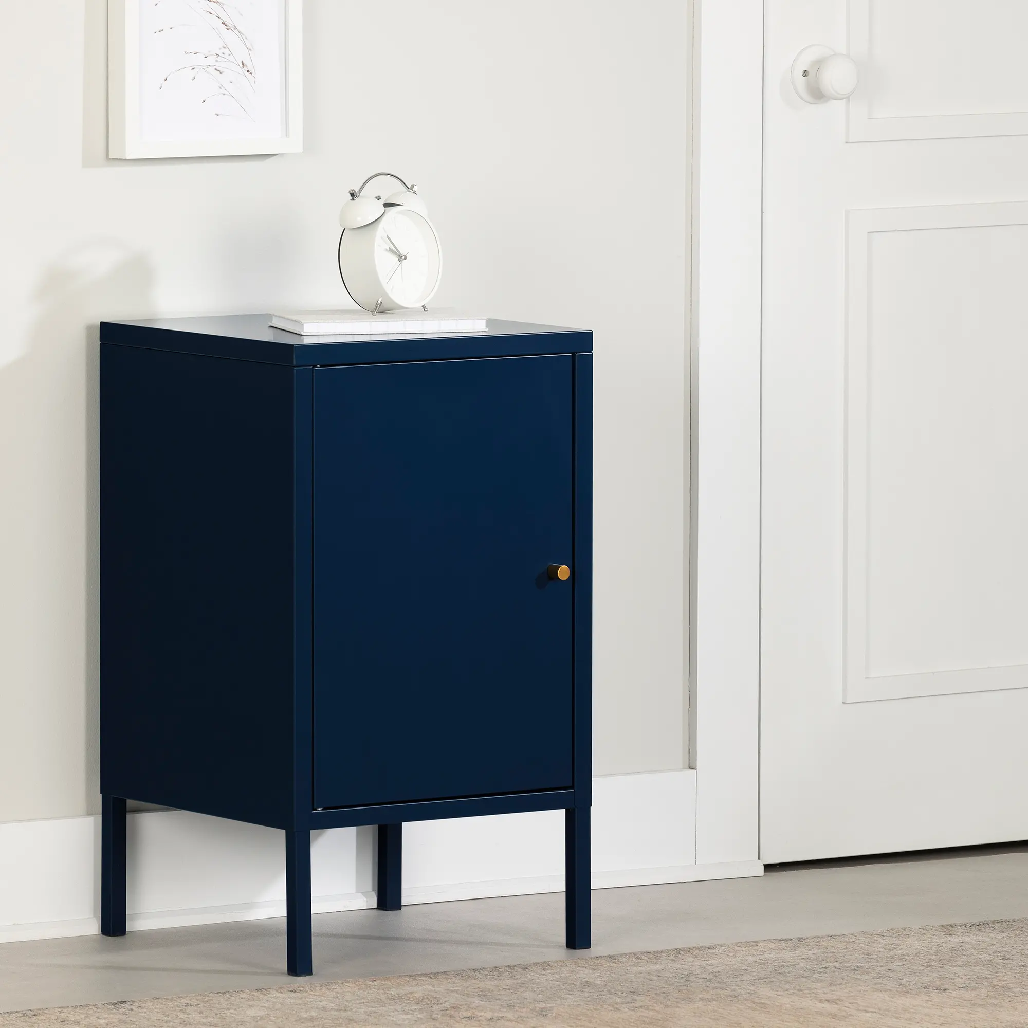13745 Kodali Dark Blue Nightstand - South Shore-2