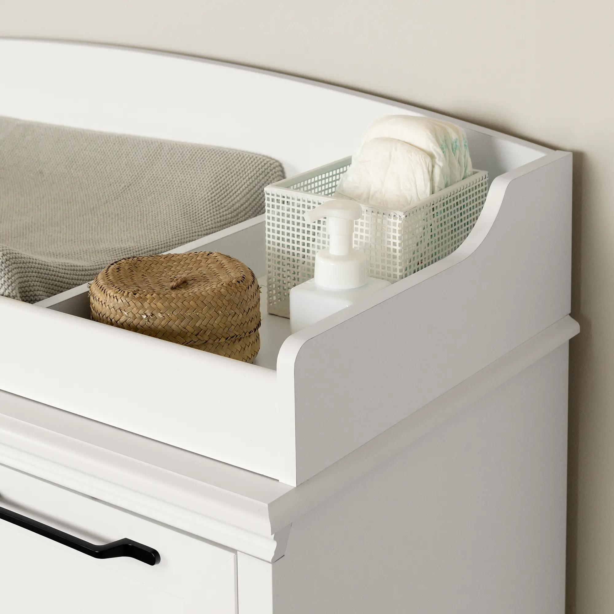 14107 Daisie White Changing Table - South Shore-6